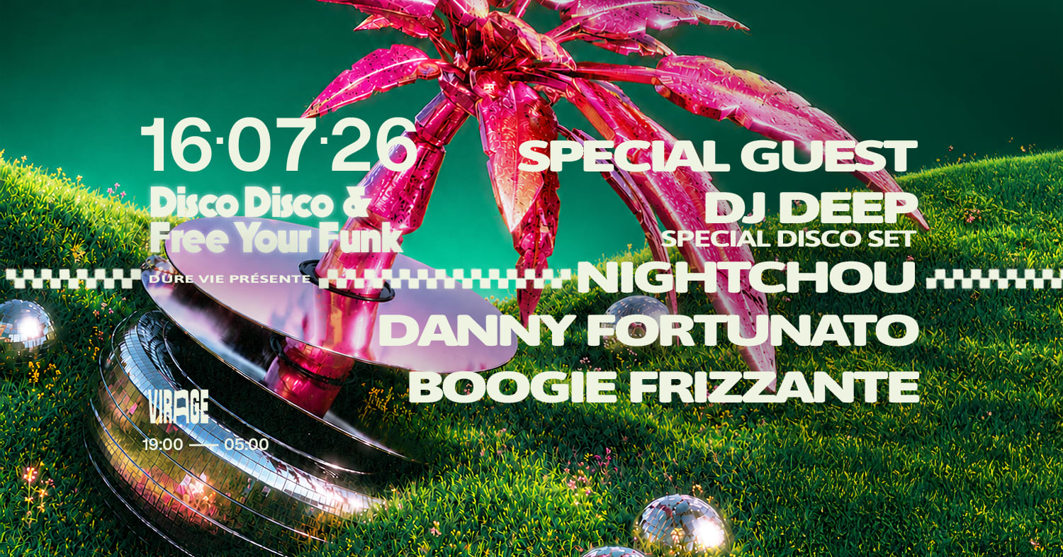 Disco Disco X Free Your Funk : Special Guest, Dj Deep & More Cover