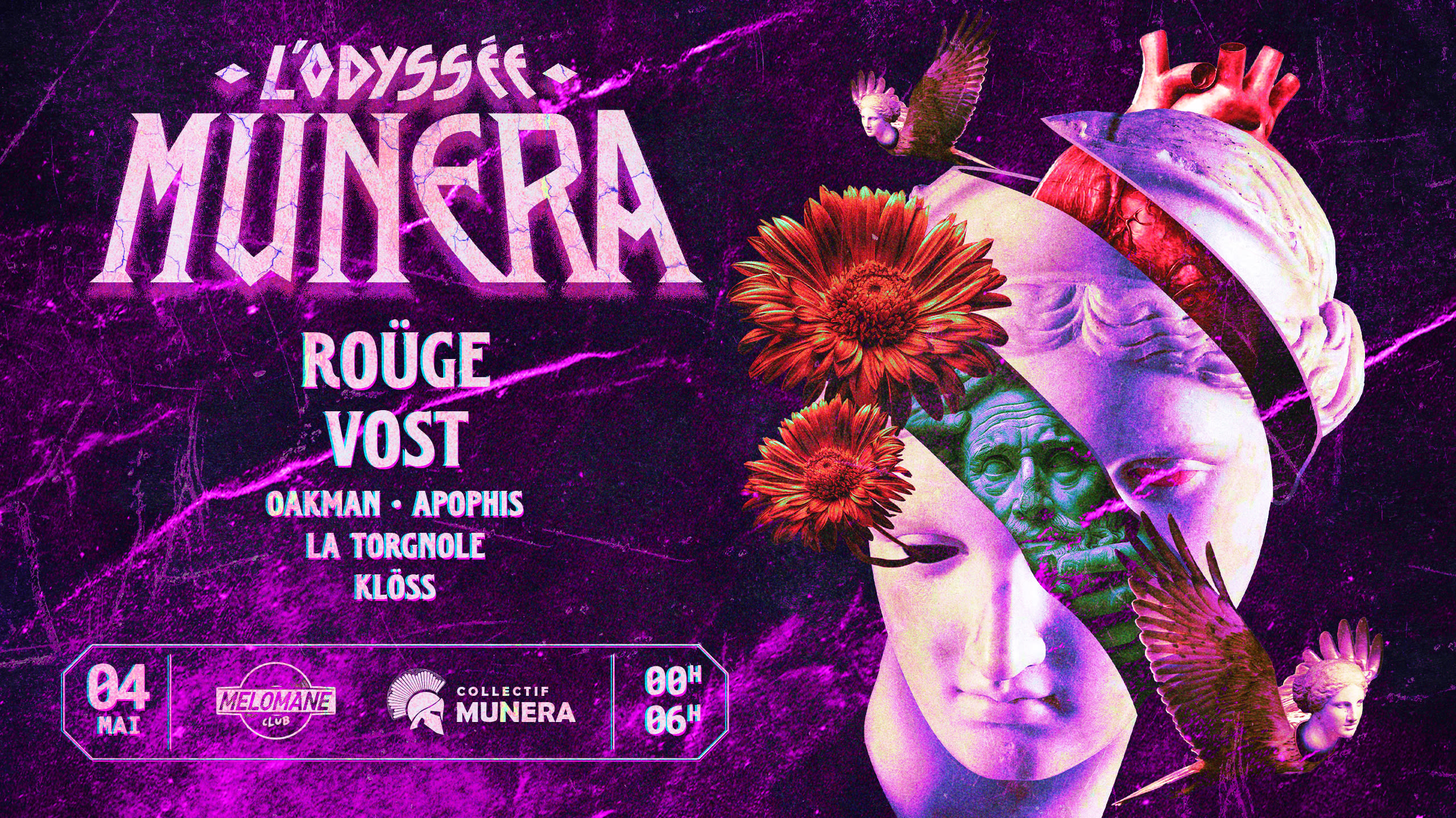 Odyssée Munera Montpellier - Roüge, Vost, Munera - Mélomane Cover