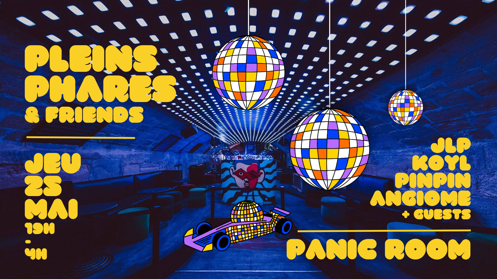 Pleins Phares @ Panic Room / Free Entrance Cover