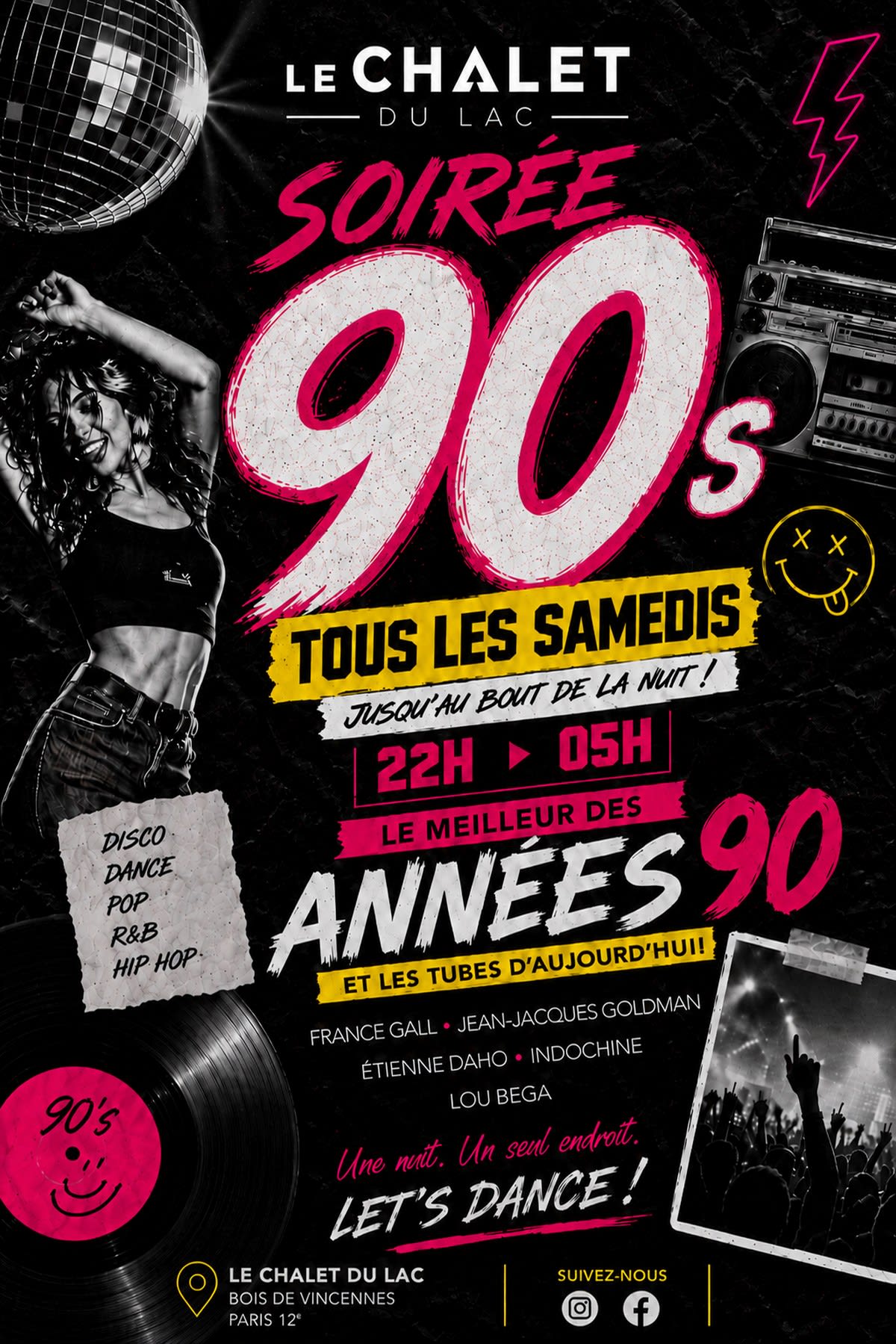 Dîner & Soirée Disco Au Chalet Du Lac Cover