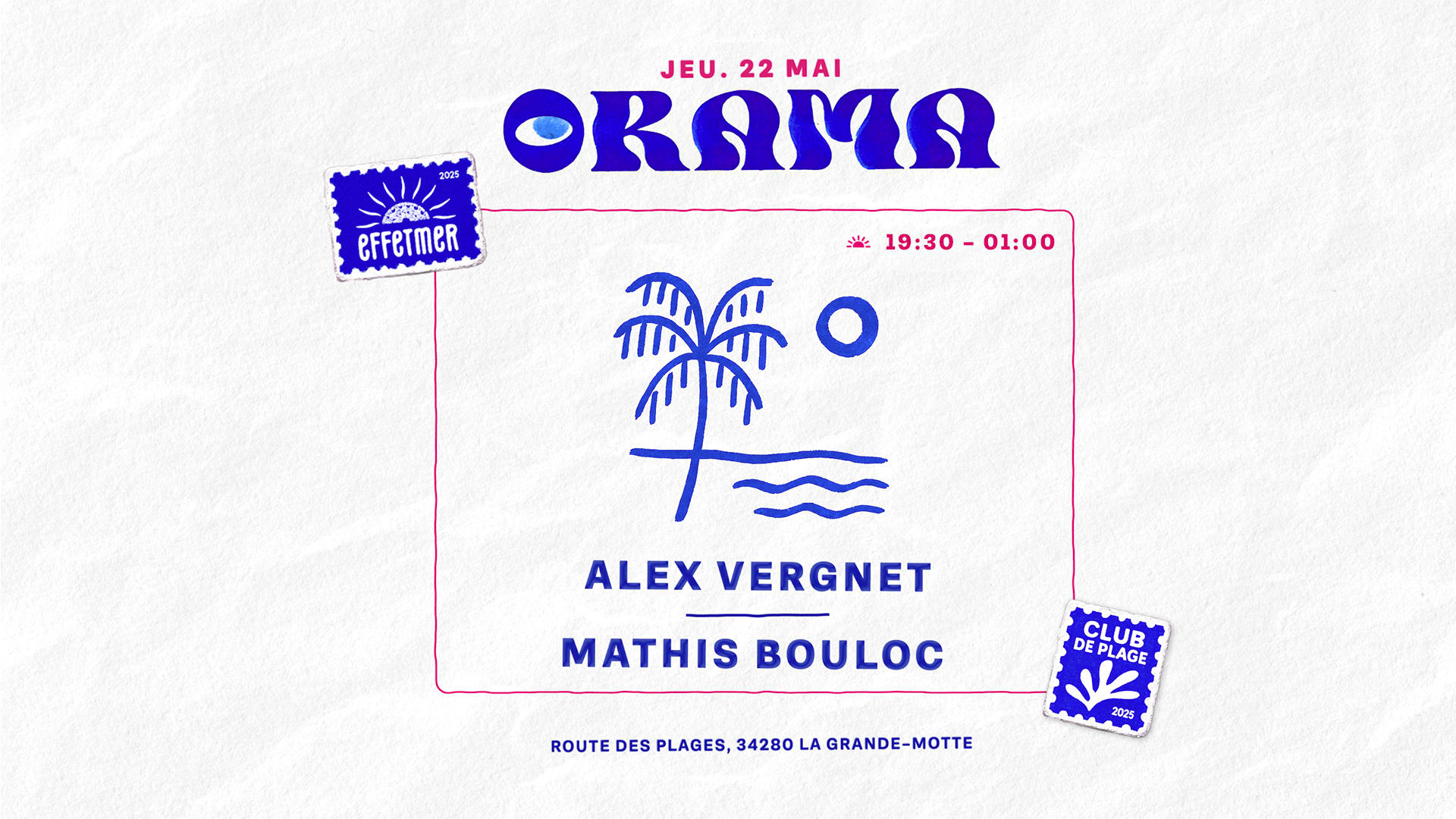 Orama - Club De Plage : Jeudi 22 Mai Cover