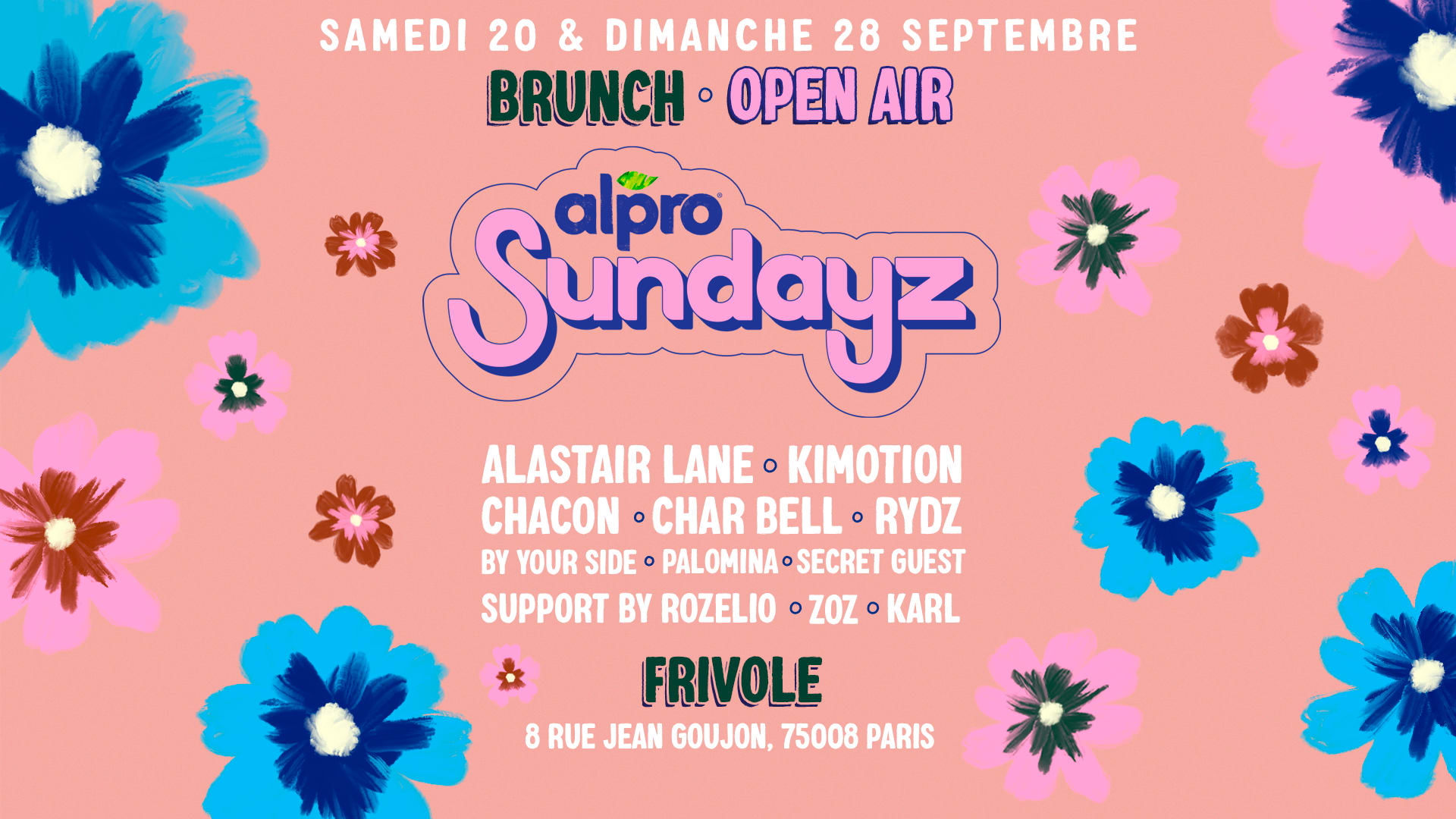Alpro Sundayz @Frivole - Brunch & Dj Set Cover