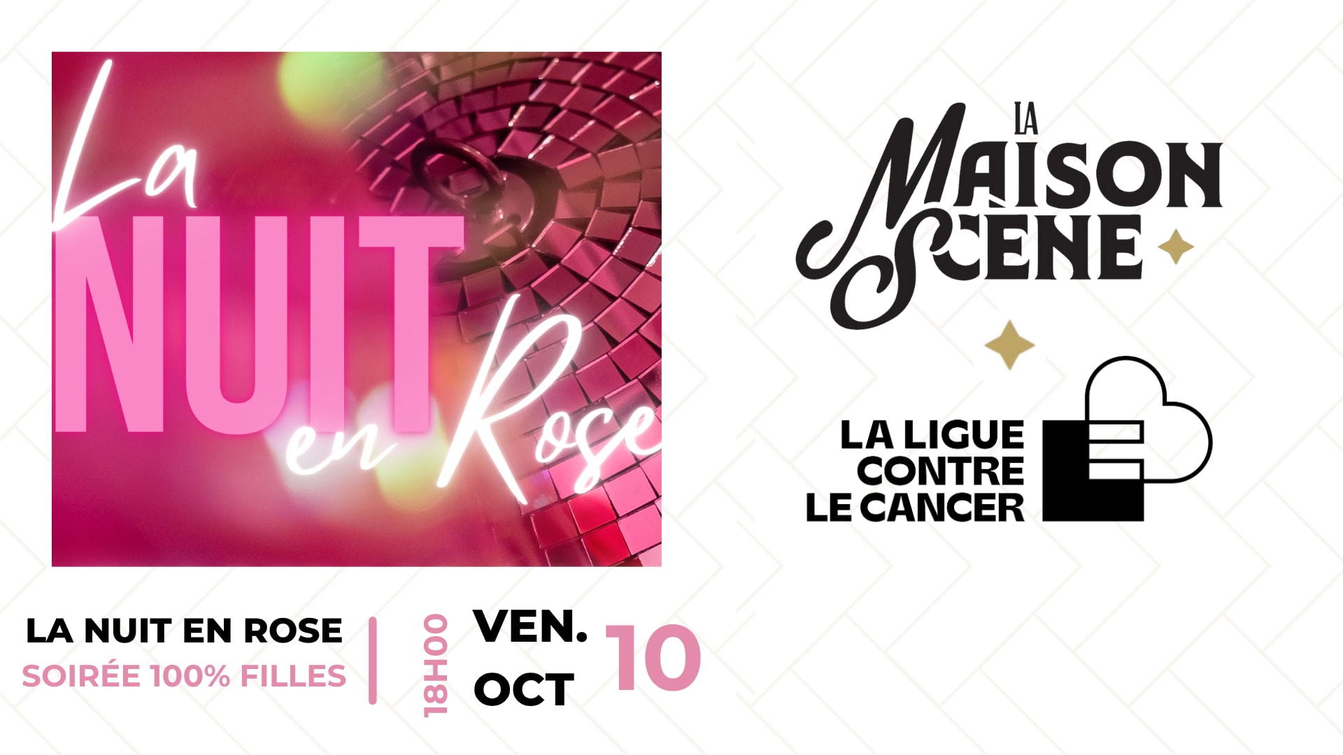 La Nuit En Rose - Soirée Contre Le Cancer Du Sein Cover