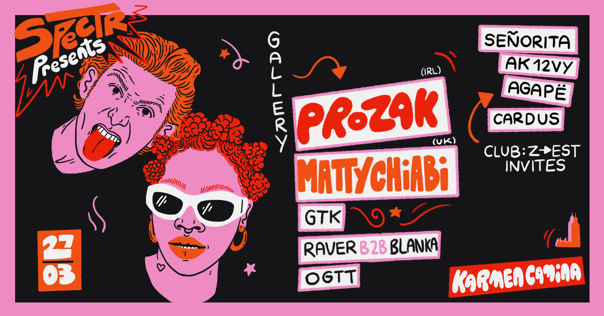 Spectr X Zest [Matty Chiabi, Prozak, &+] Cover