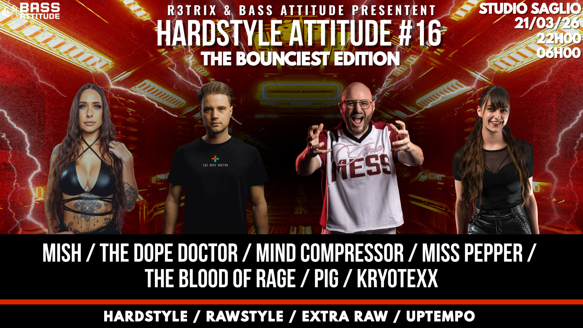 Hardstyle Attitude #16 : The Bounciest Edition Cover