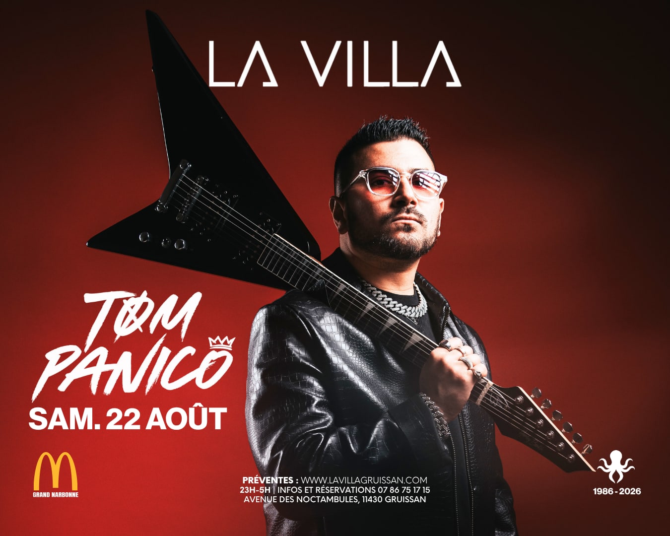 Tom Panico À La Villa Gruissan Cover