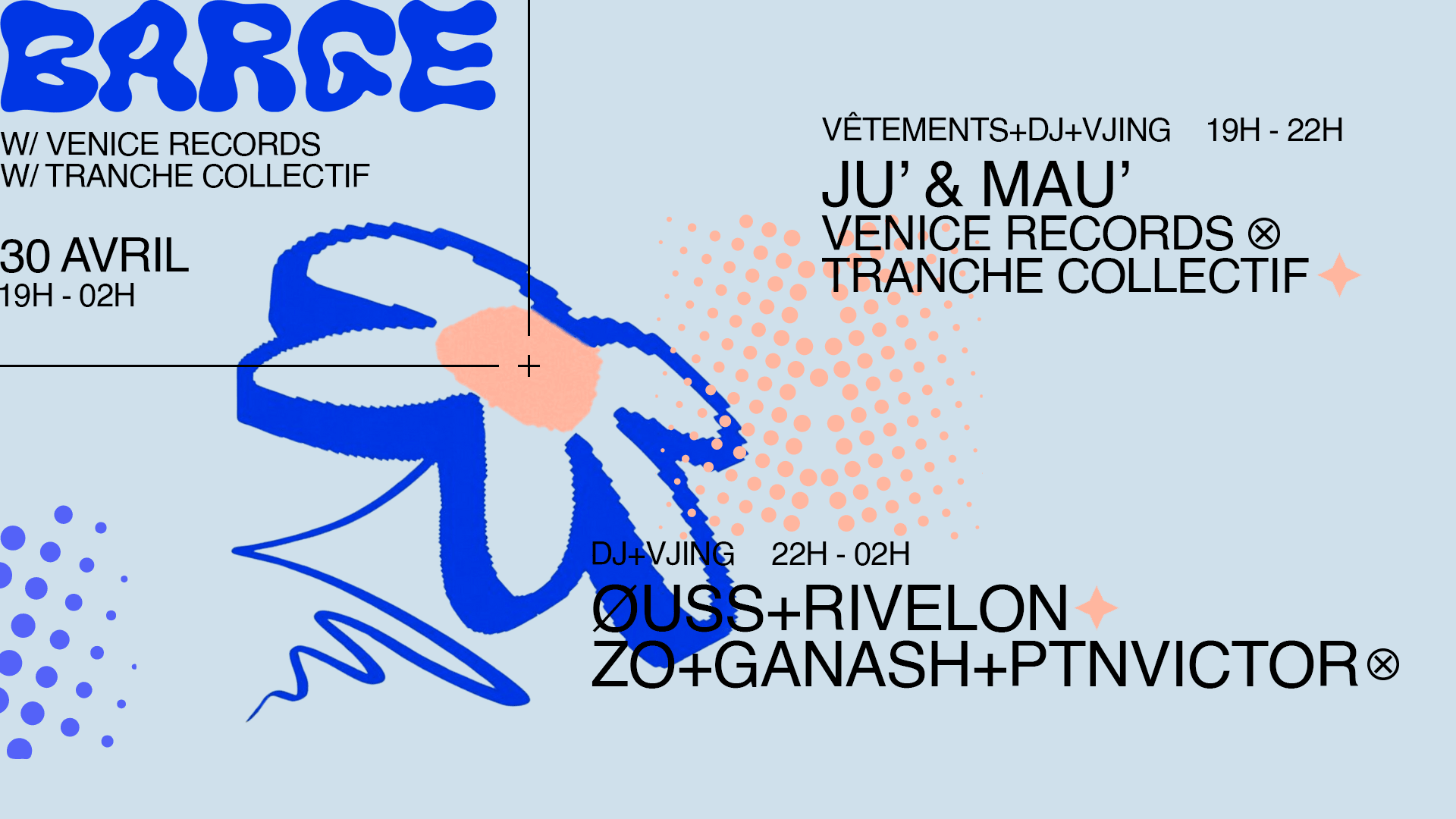 Le Barge : Venice Records & Tranche Collectif Cover