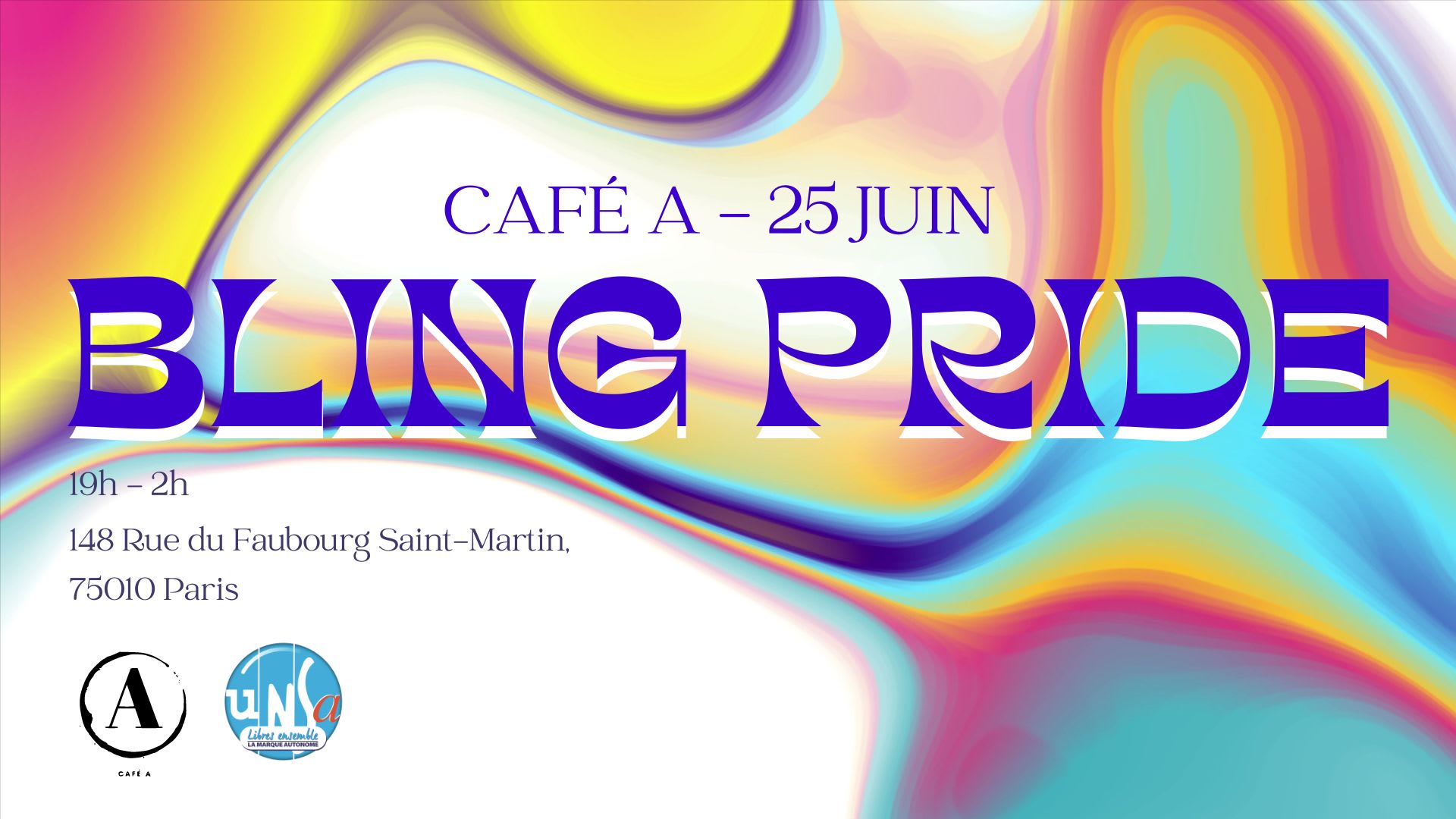 Bling Pride - Cafe A  Cover