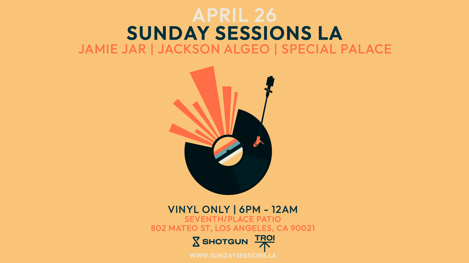 Sunday Sessions La (Vinyl Only) Open Air Cover