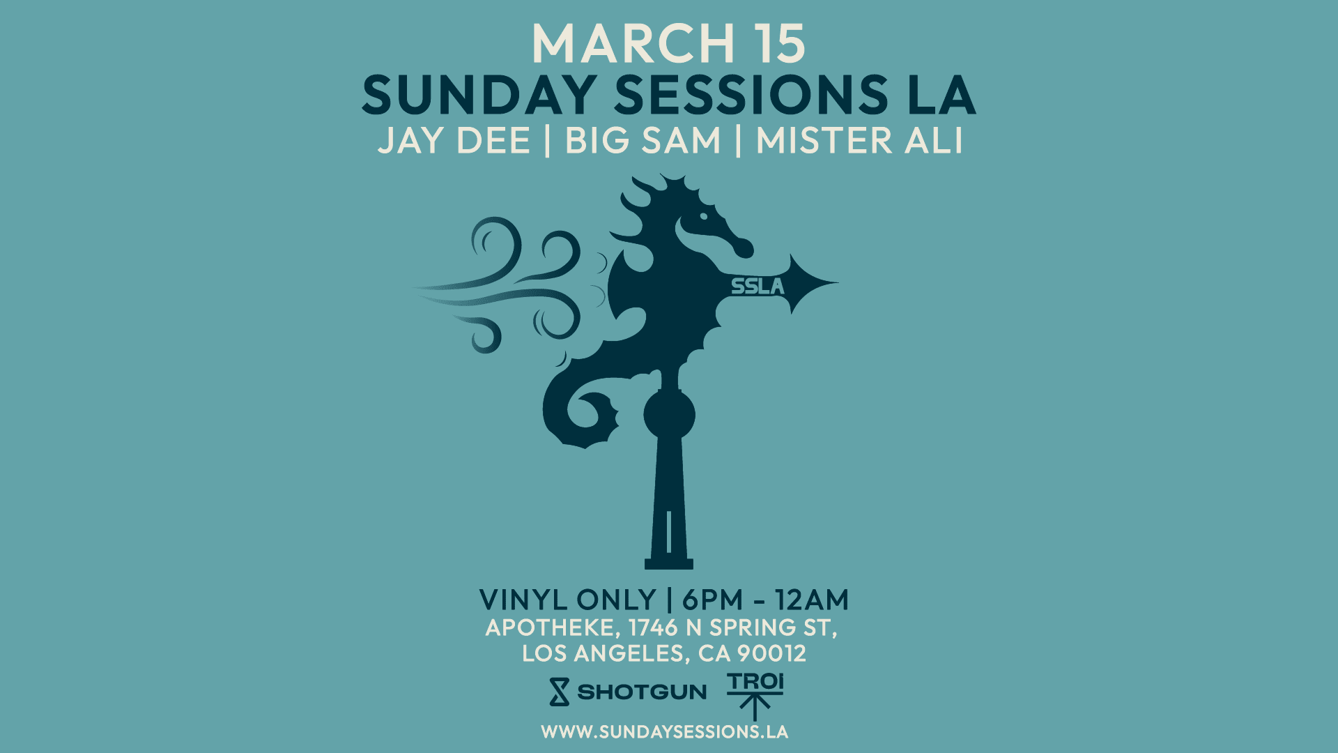 Sunday Sessions La (Vinyl Only) Cover