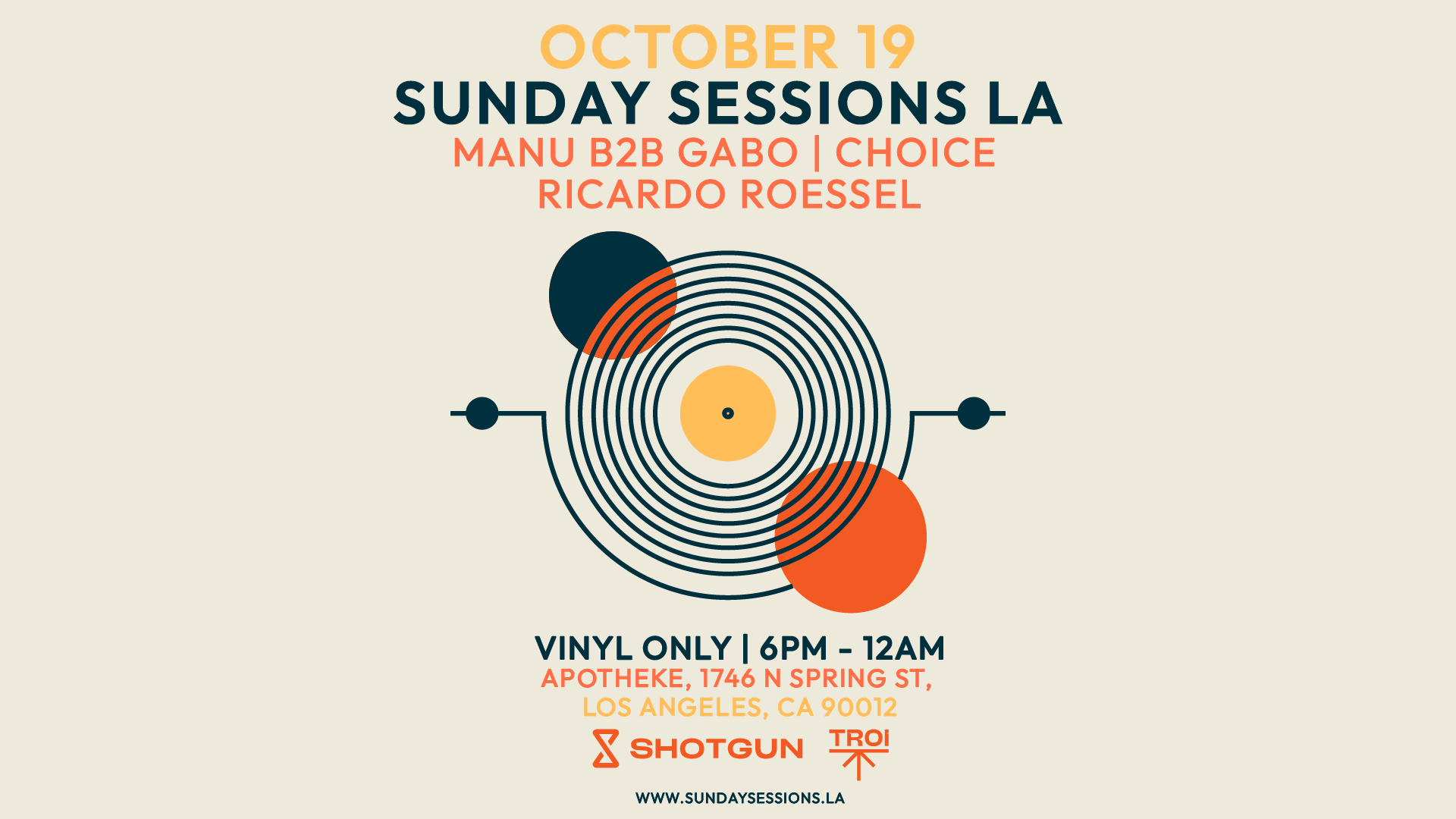 Sunday Sessions La (Vinyl Only) Open Air Cover