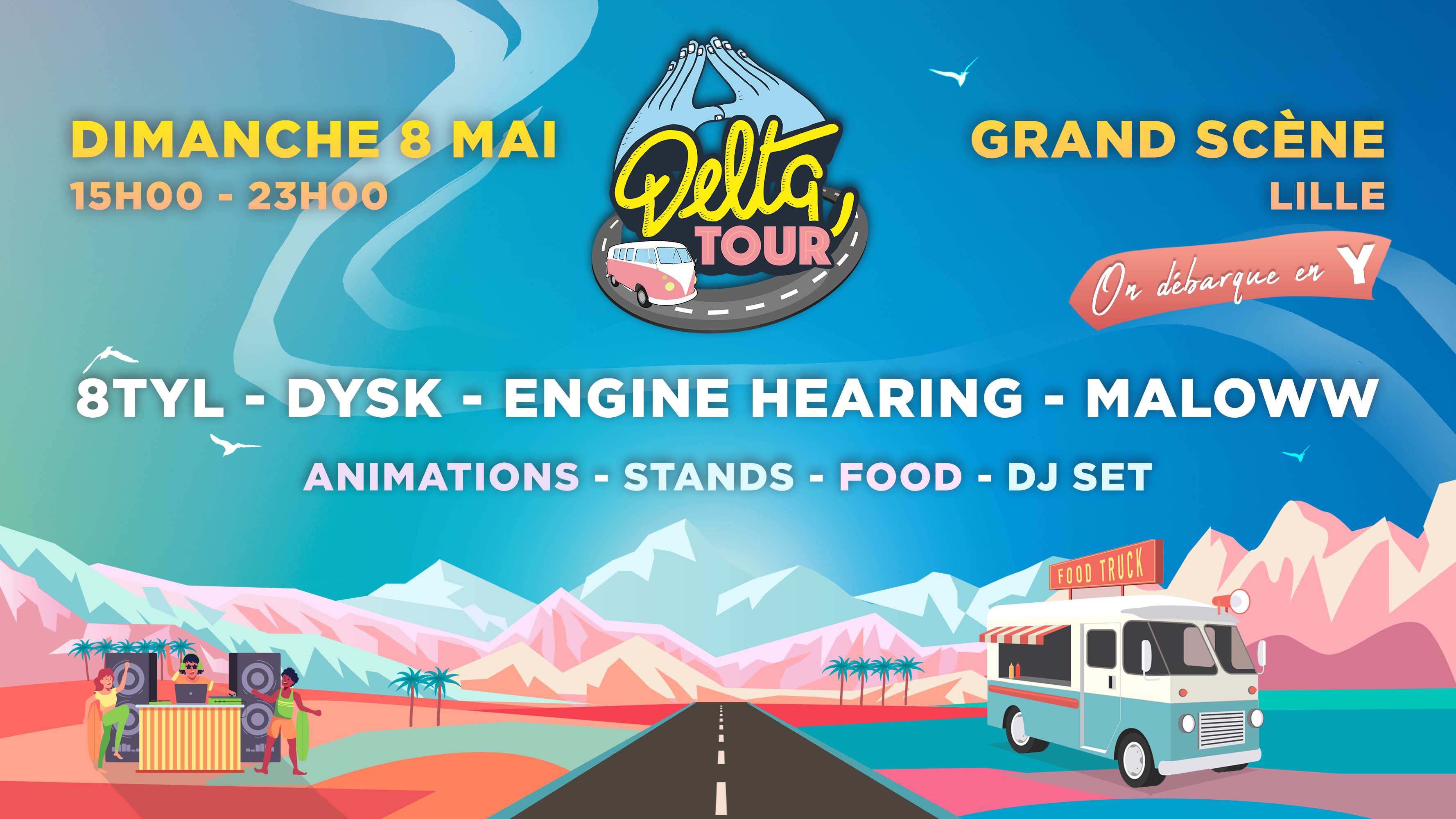 Delta Tour X Grand Scène - Lille Cover