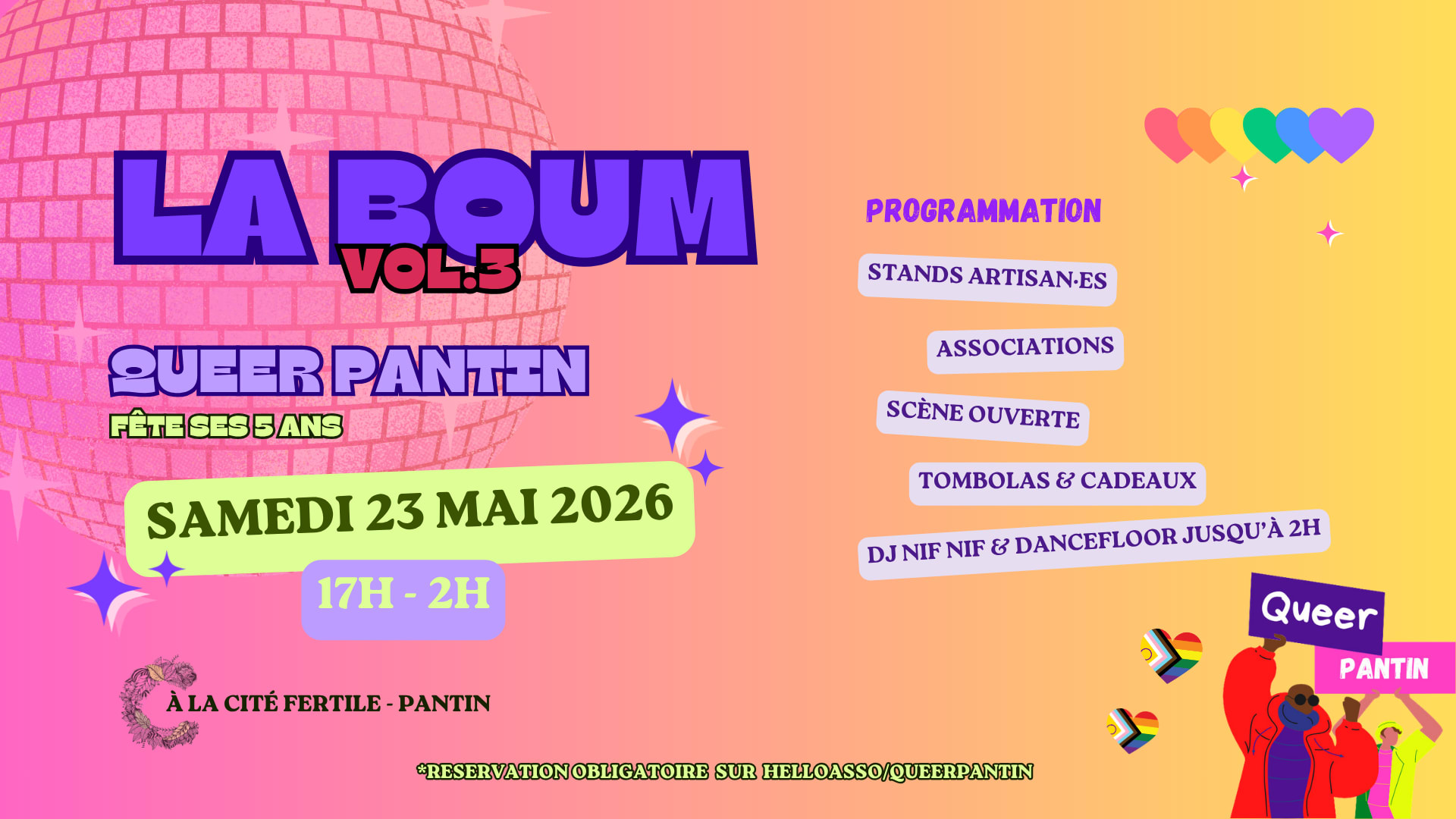 La Boum · Queer Pantin Vol.3 Cover