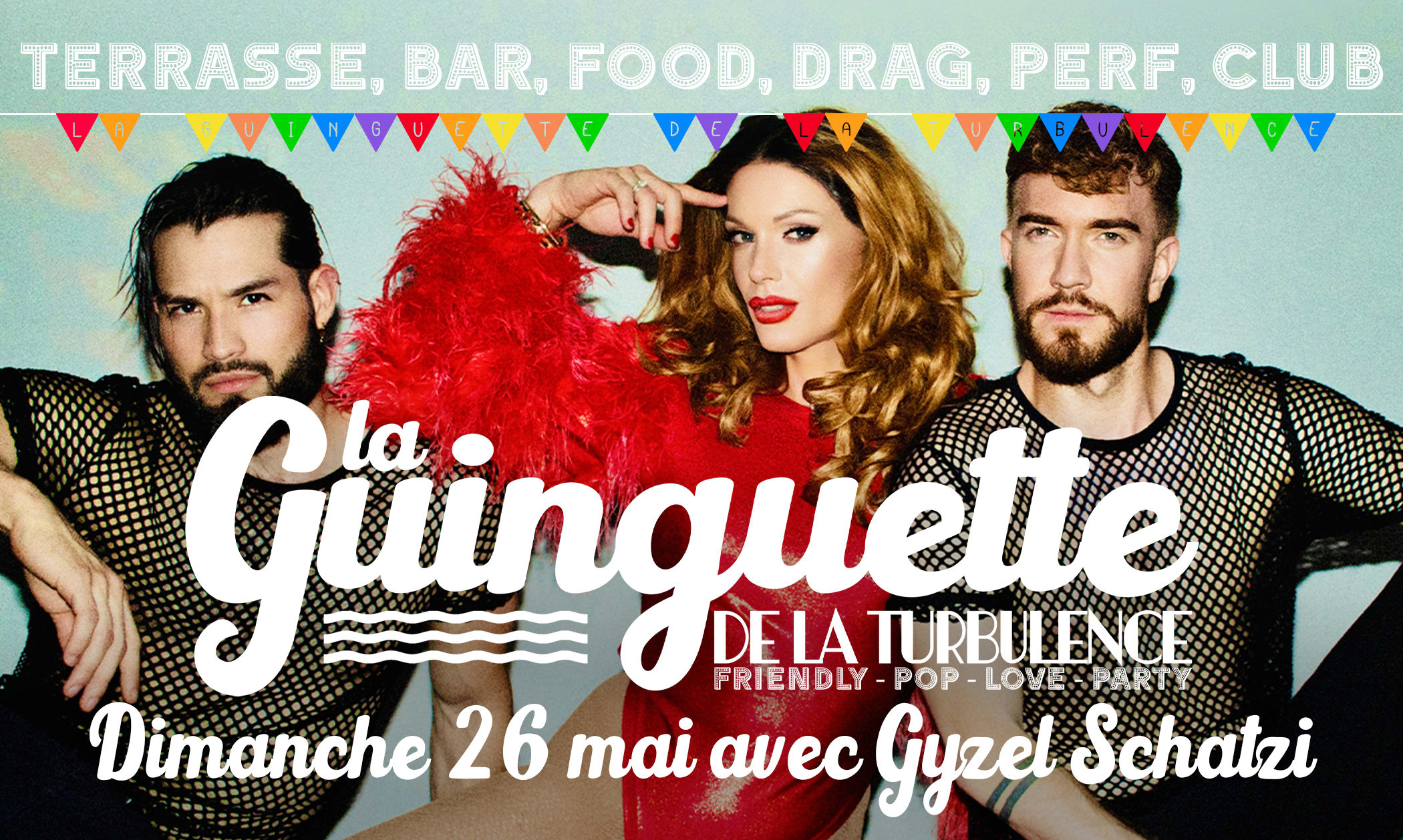 La Guinguette De La Turbulence Avec Gyzel Schatzi - 26 Mai Cover