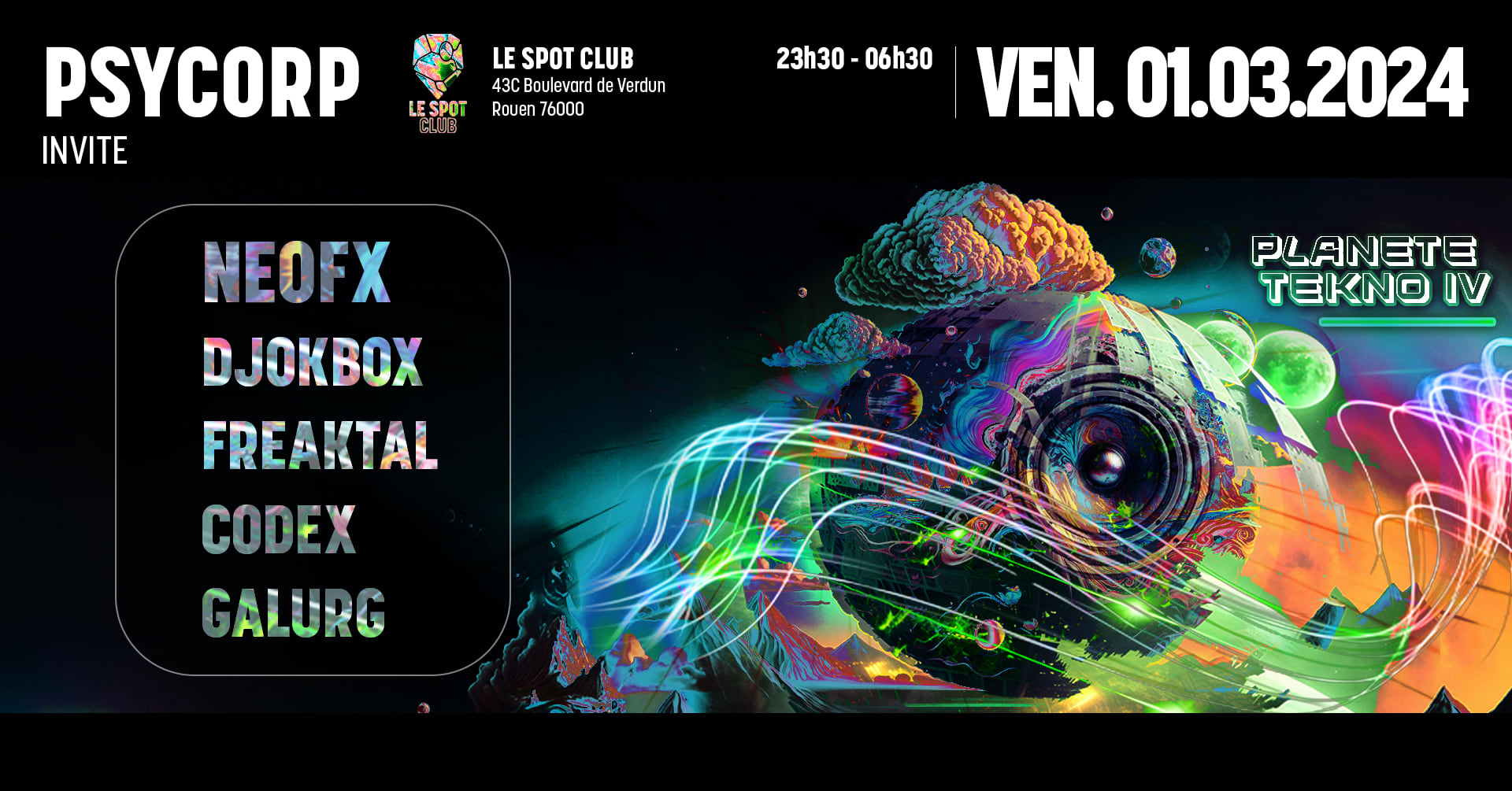 Psycorp Invite Neofx Cover