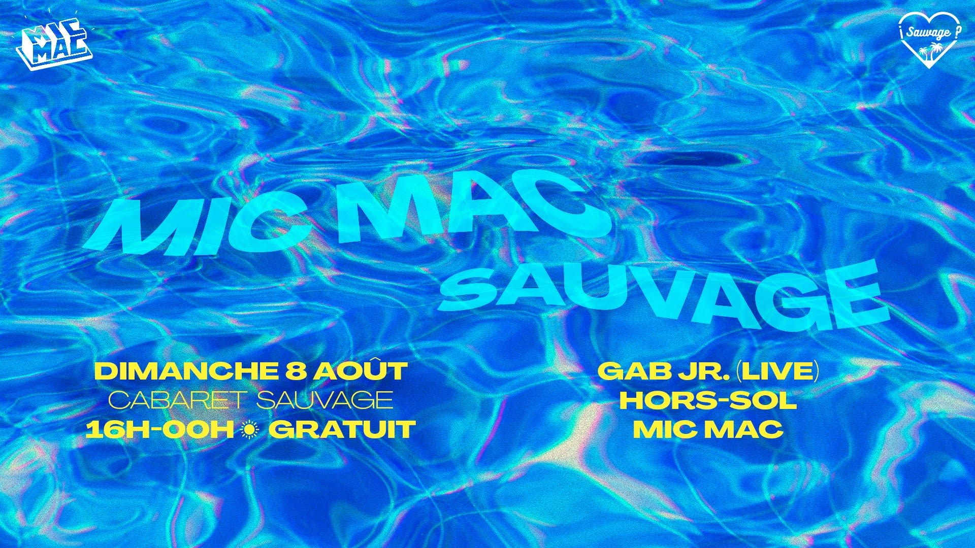 ¡Mic Mac Sauvage ? Cover