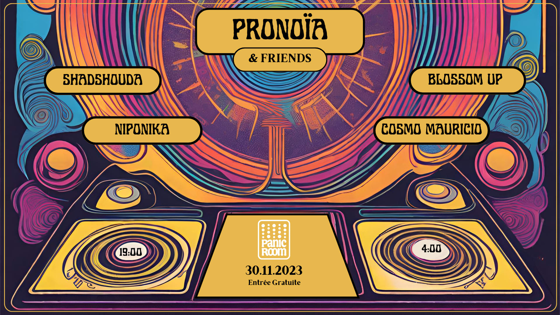 Pronoïa X Panic Room Cover