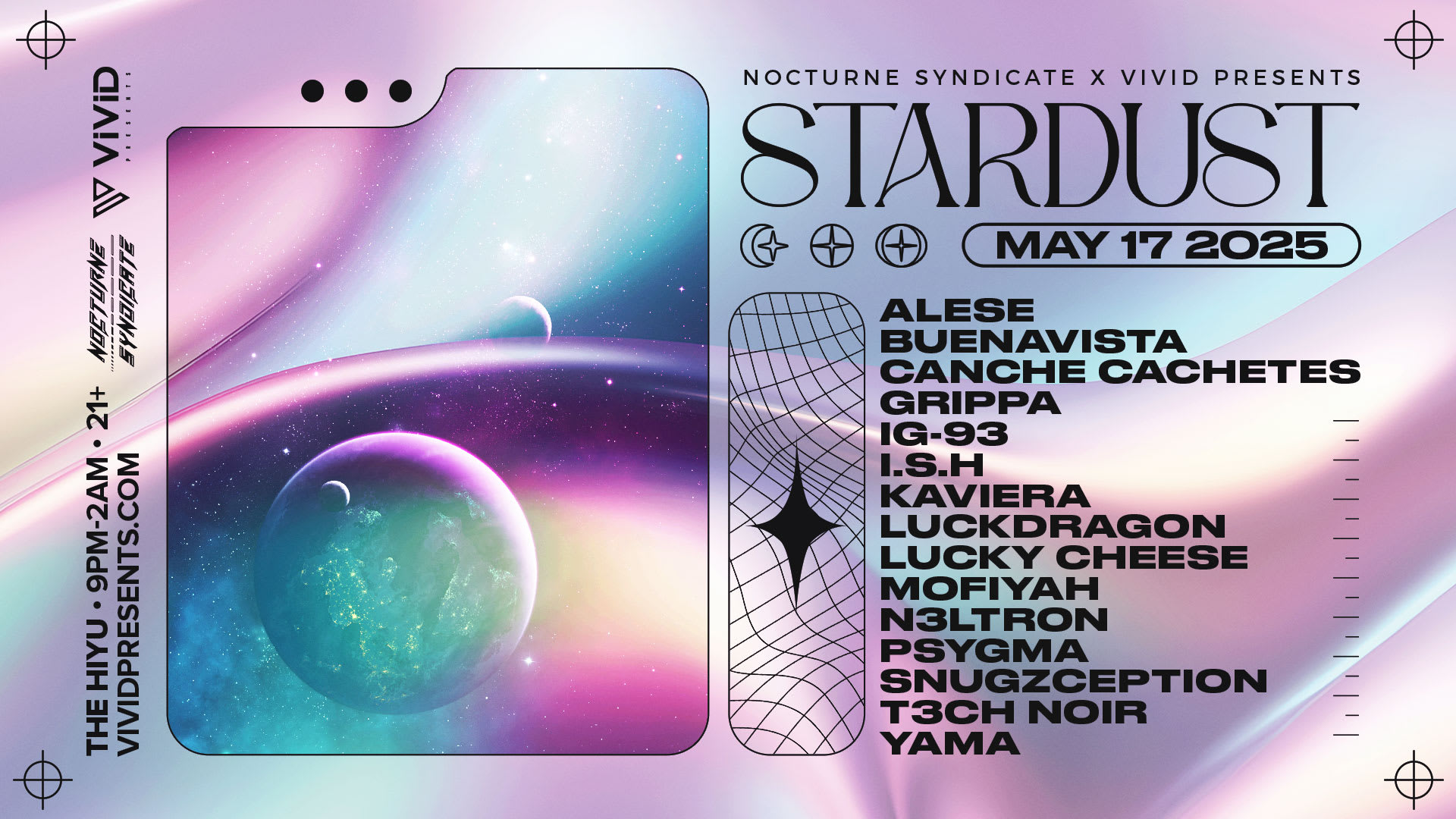 Nocturne Syndicate X Vivid Present Stardust Cover
