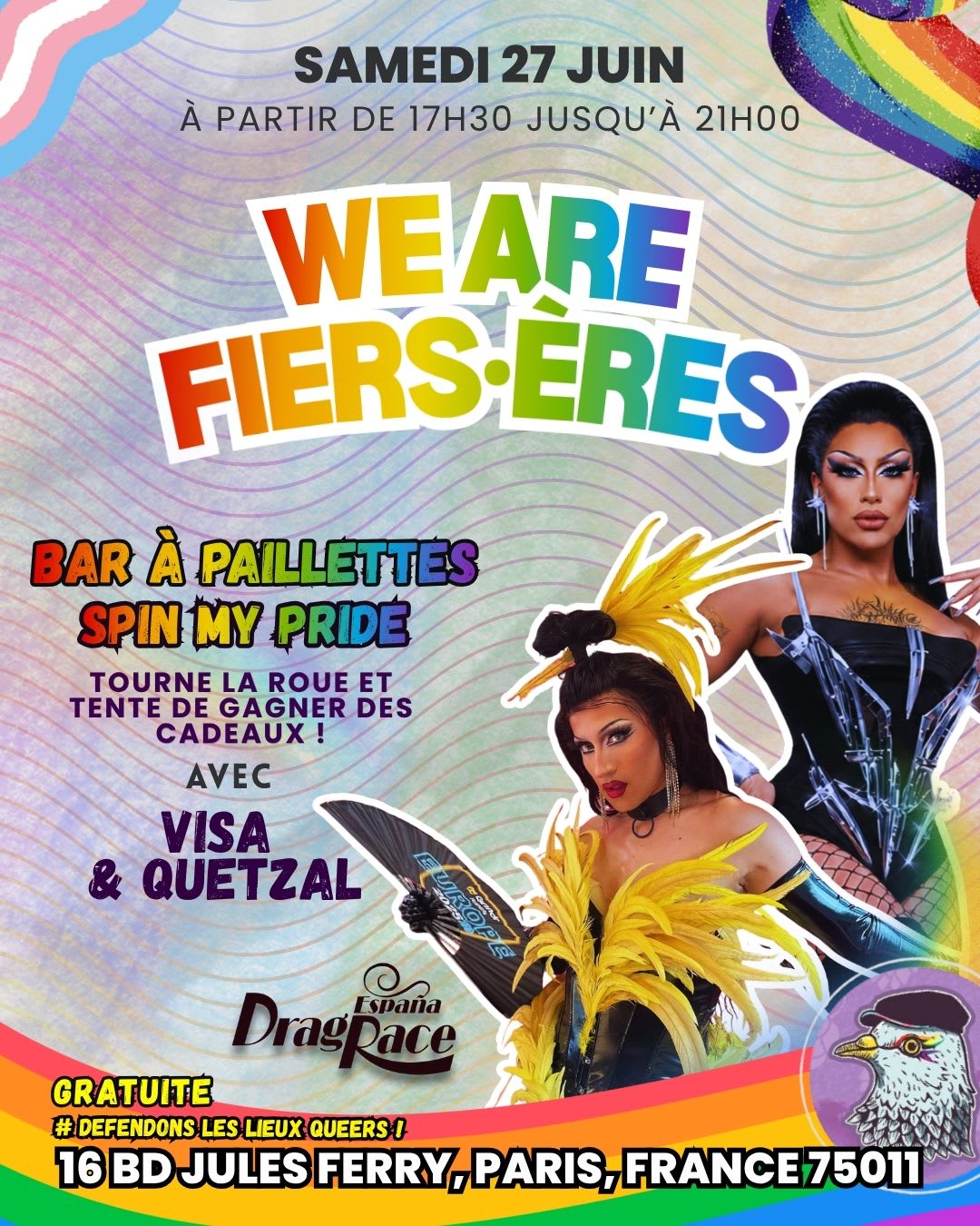 Drag Invasion Pride 2026 Avec Visa Drag Race Spain Cover