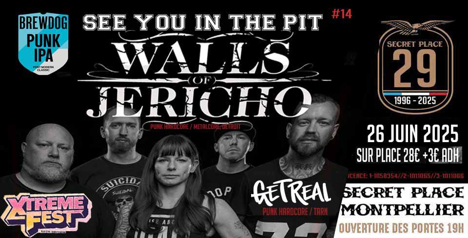 Walls Of Jericho + Get Real / Warm Up Xtreme Fest Cover