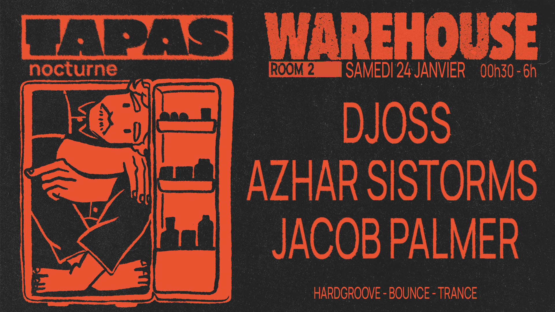 Tapas Nocturne En Room 2 Du Warehouse ! Cover