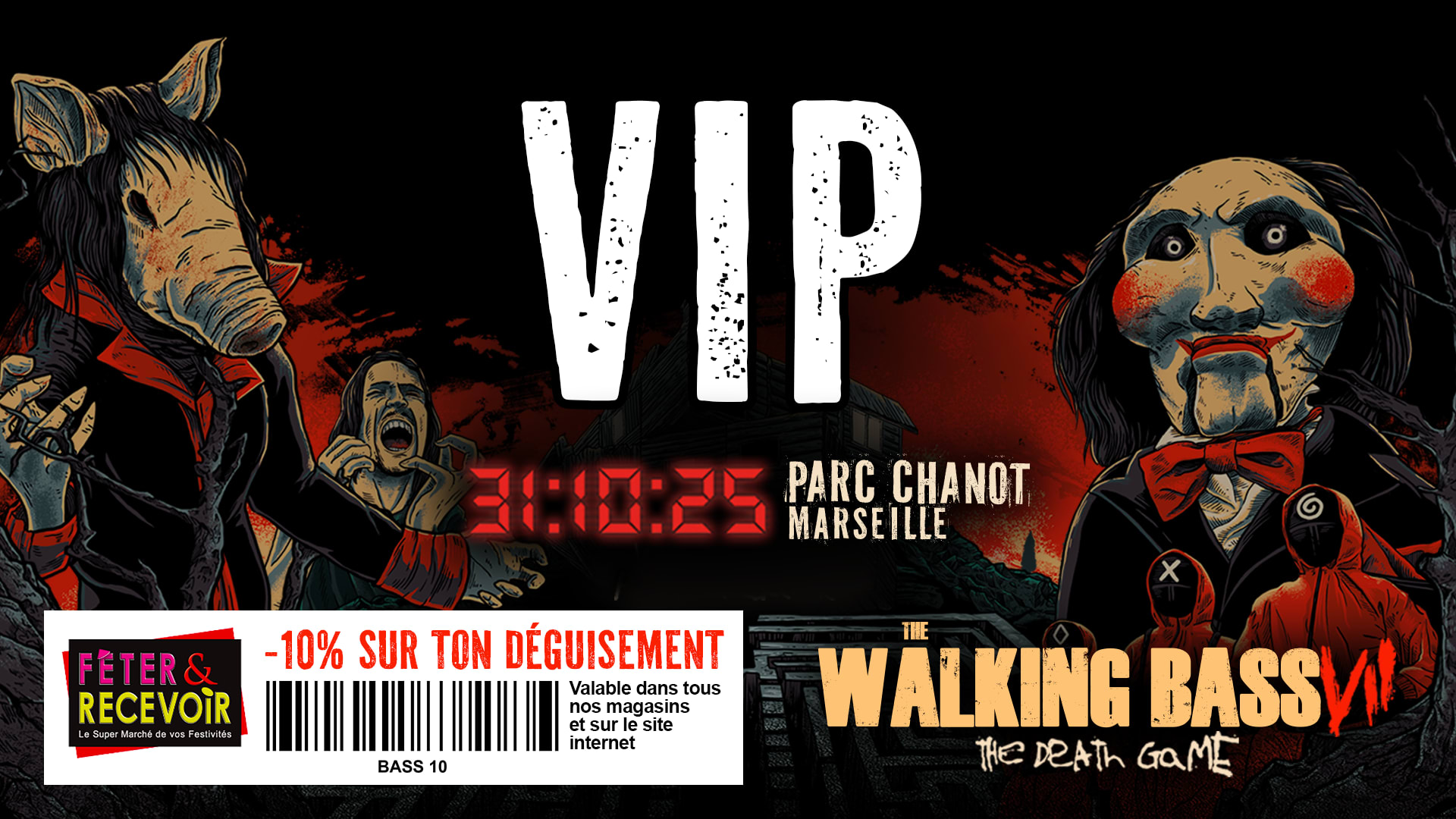 The Walking Bass Festival - Vip - Parc Chanot Cover