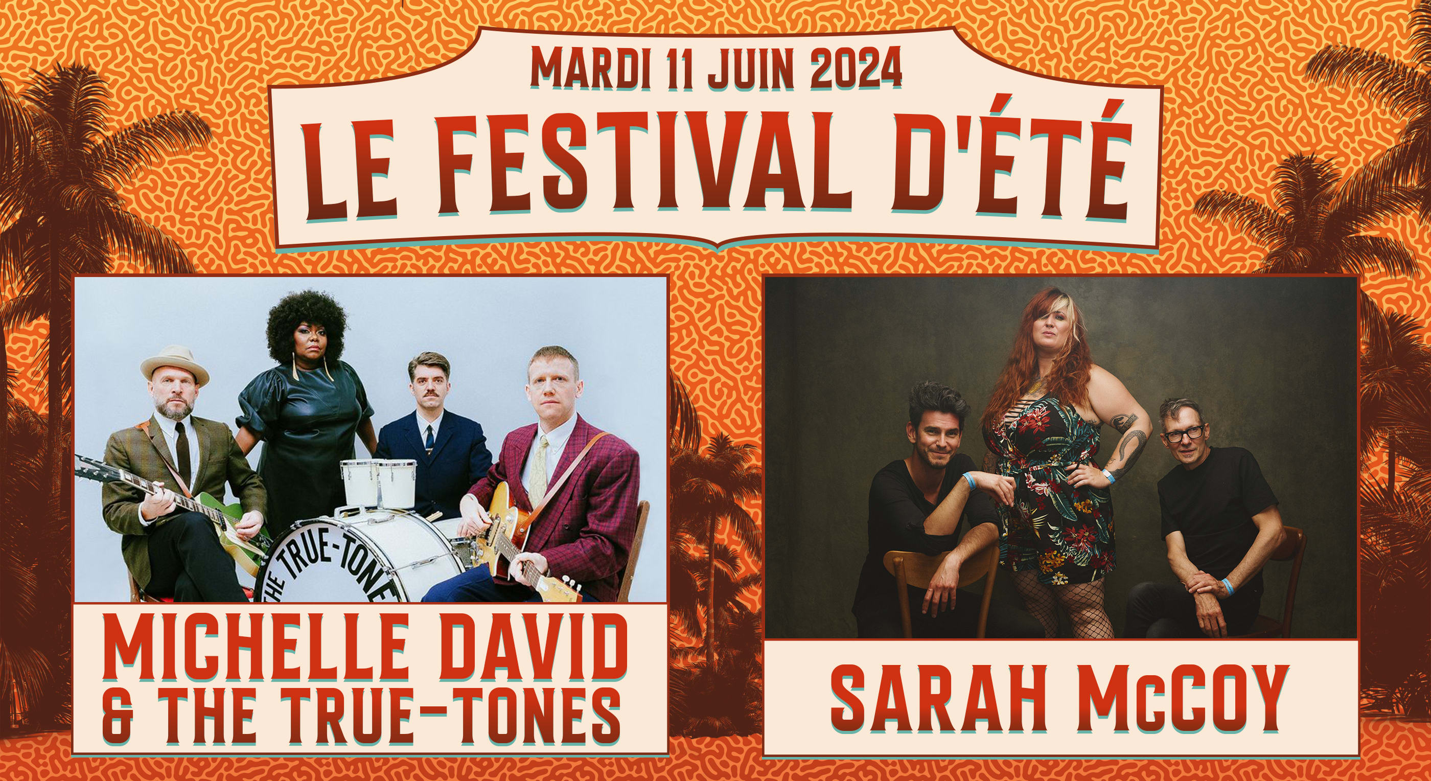 Festival D’Été : M. David & The True Tones / S. Mccoy Cover
