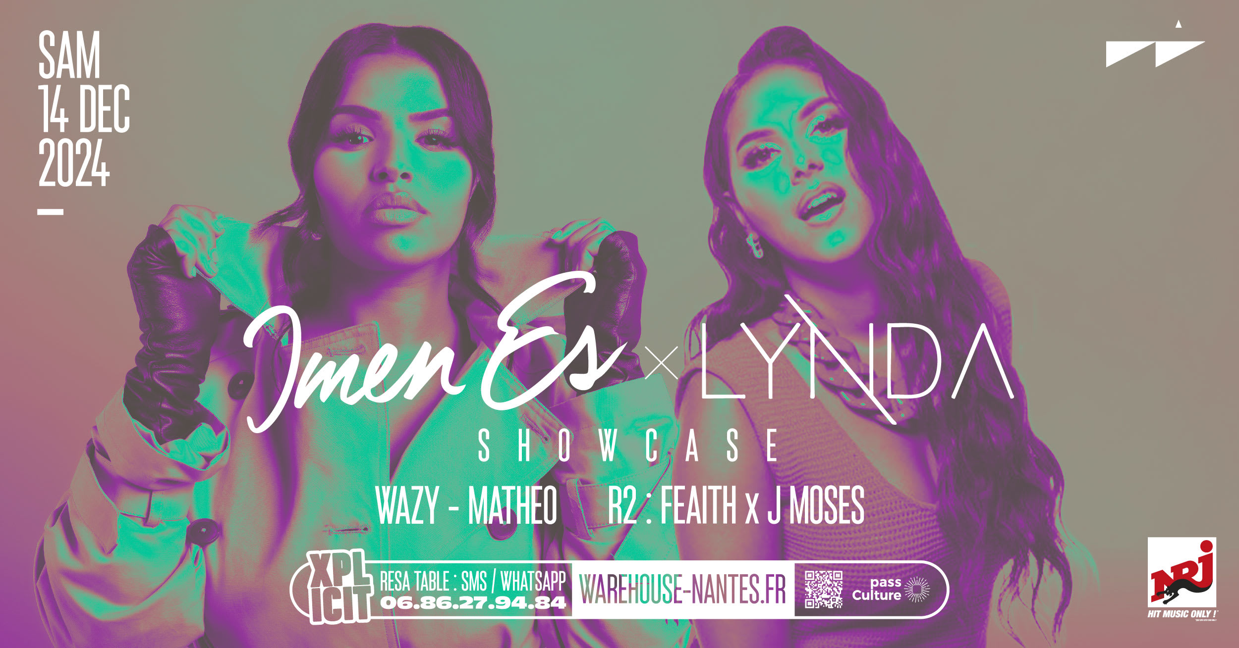 Imen Es & Lynda En Showcase - Warehouse Nantes Cover