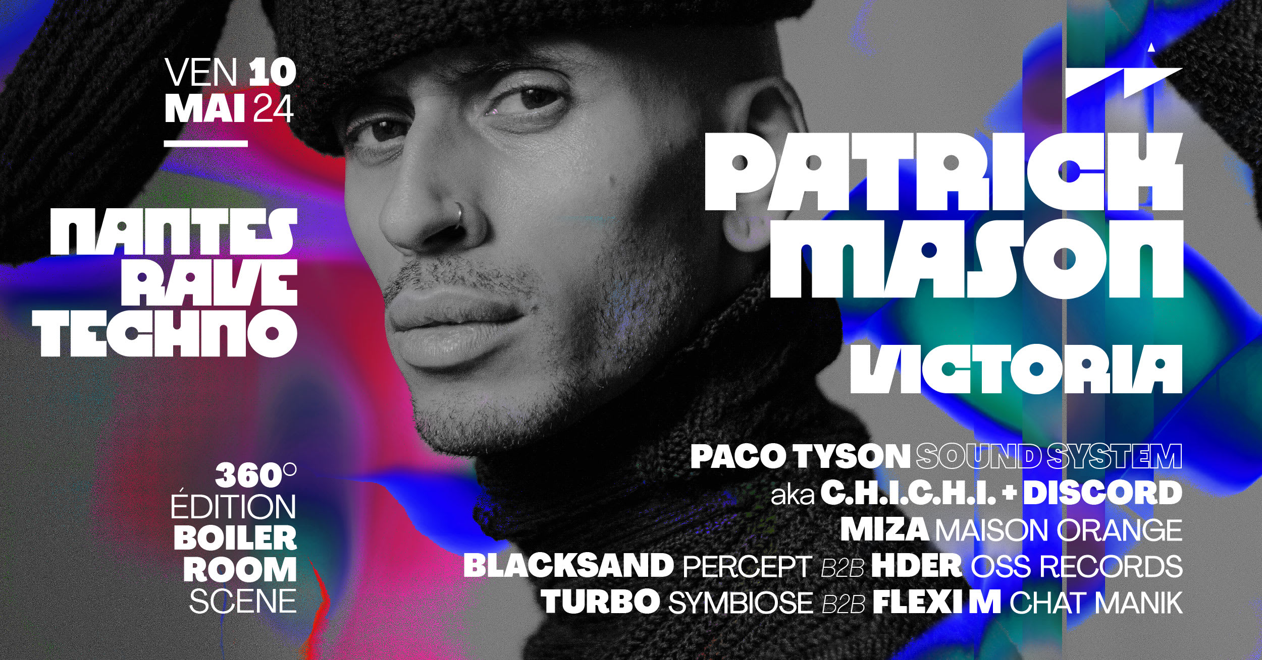 Nantes Rave Techno - Patrick Mason & More - Warehouse Nantes Cover