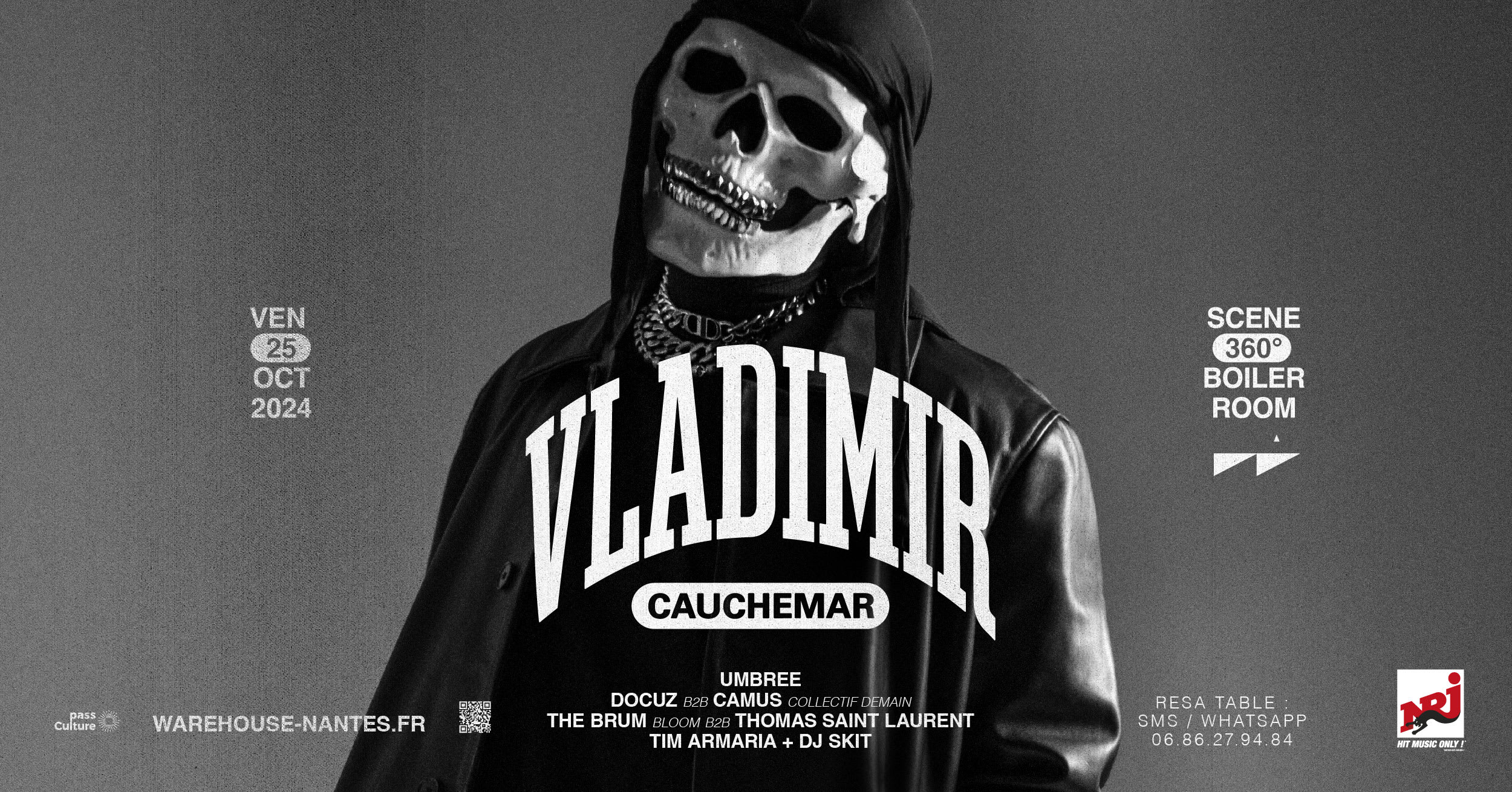 Vladimir Cauchemar - Scène 360 - Warehouse Nantes Cover