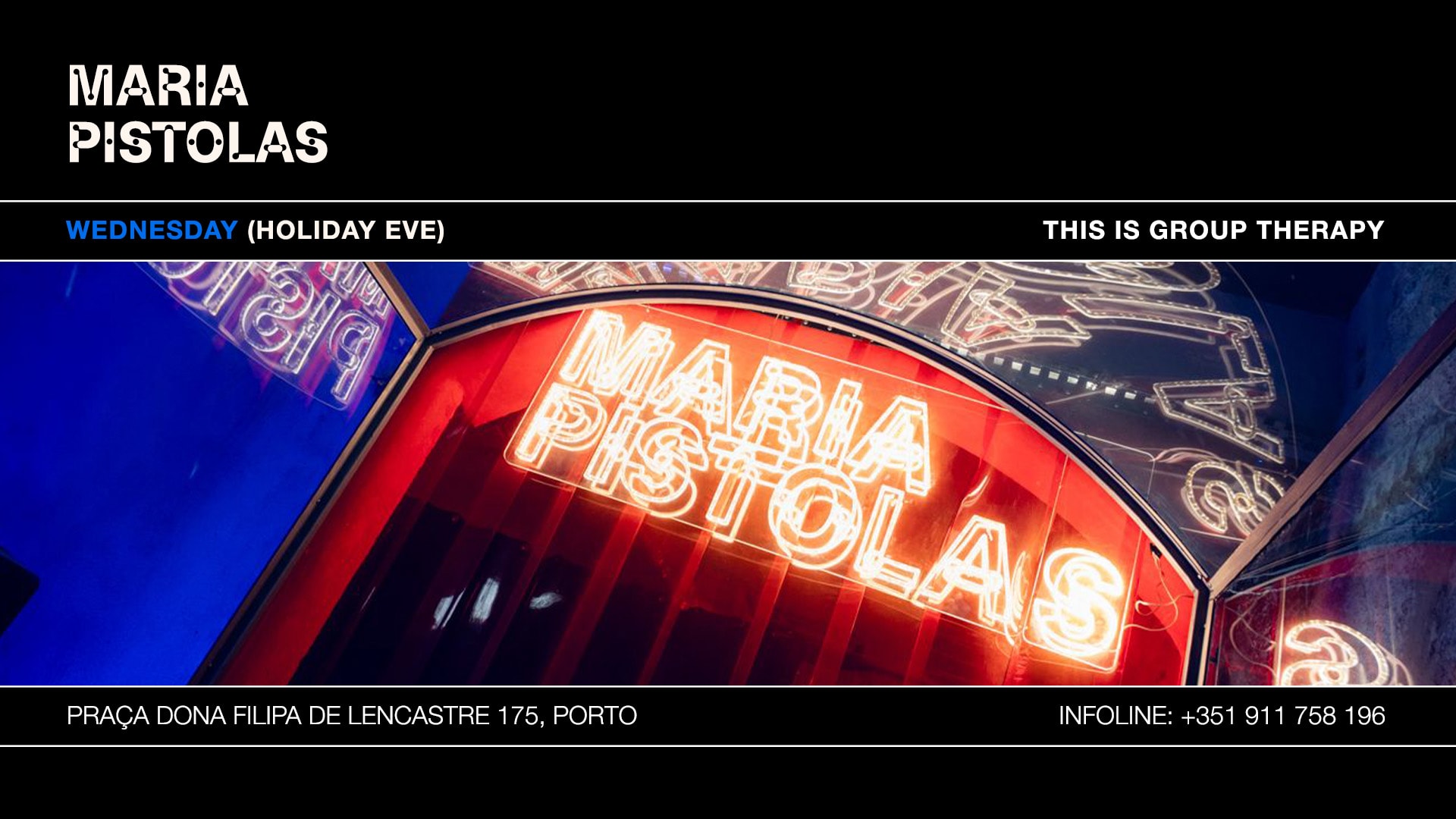 Wed. Holiday Eve 03/06 - Maria Pistolas Cover