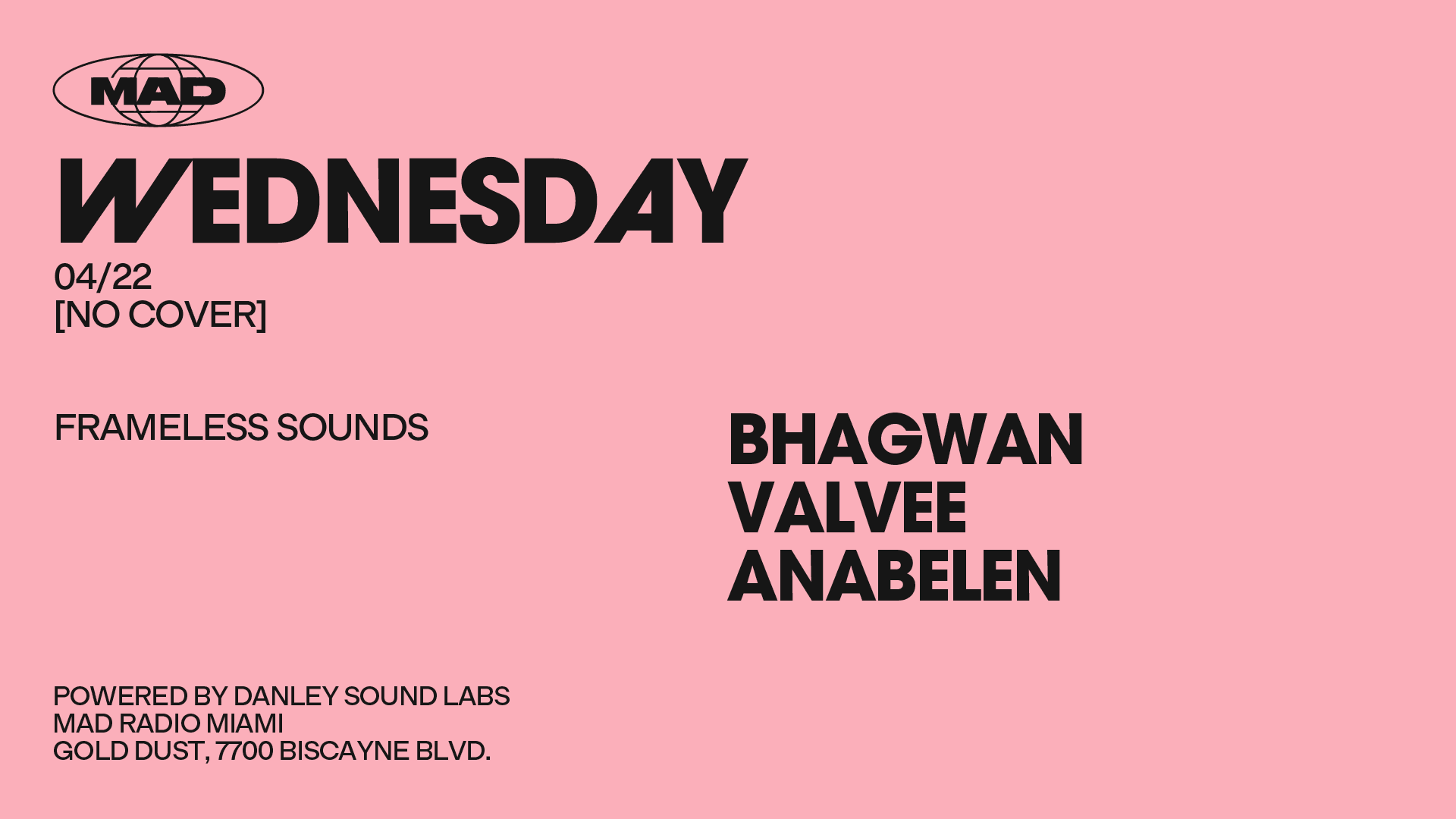 Frameless Sounds: Bhagwan, Valvee, Anabelen Cover