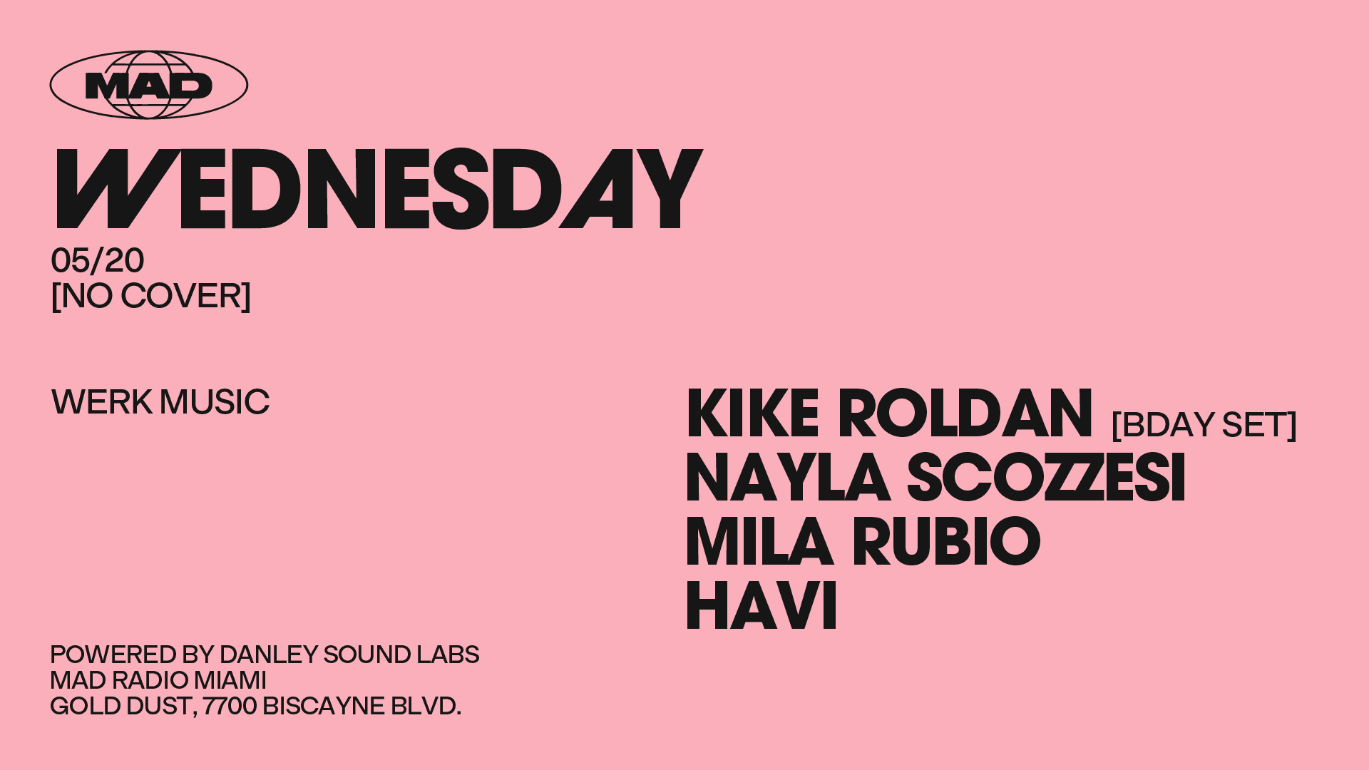 Werk Music: Kike Roldán / Nayla Scozzesi / Mila Rubio / Havi Cover