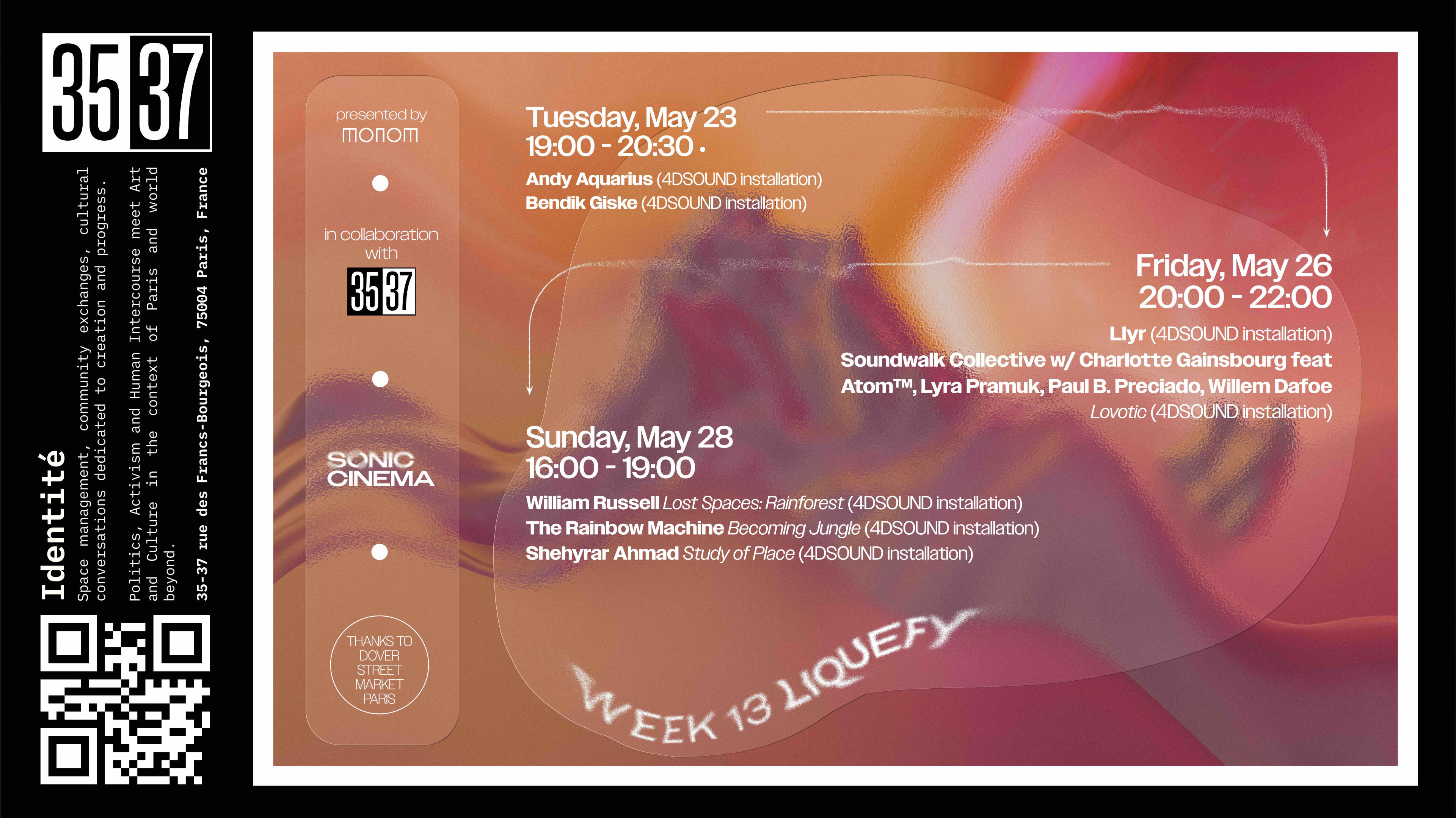 Sonic Cinema - Week #12 · Friday, May 26 Cover