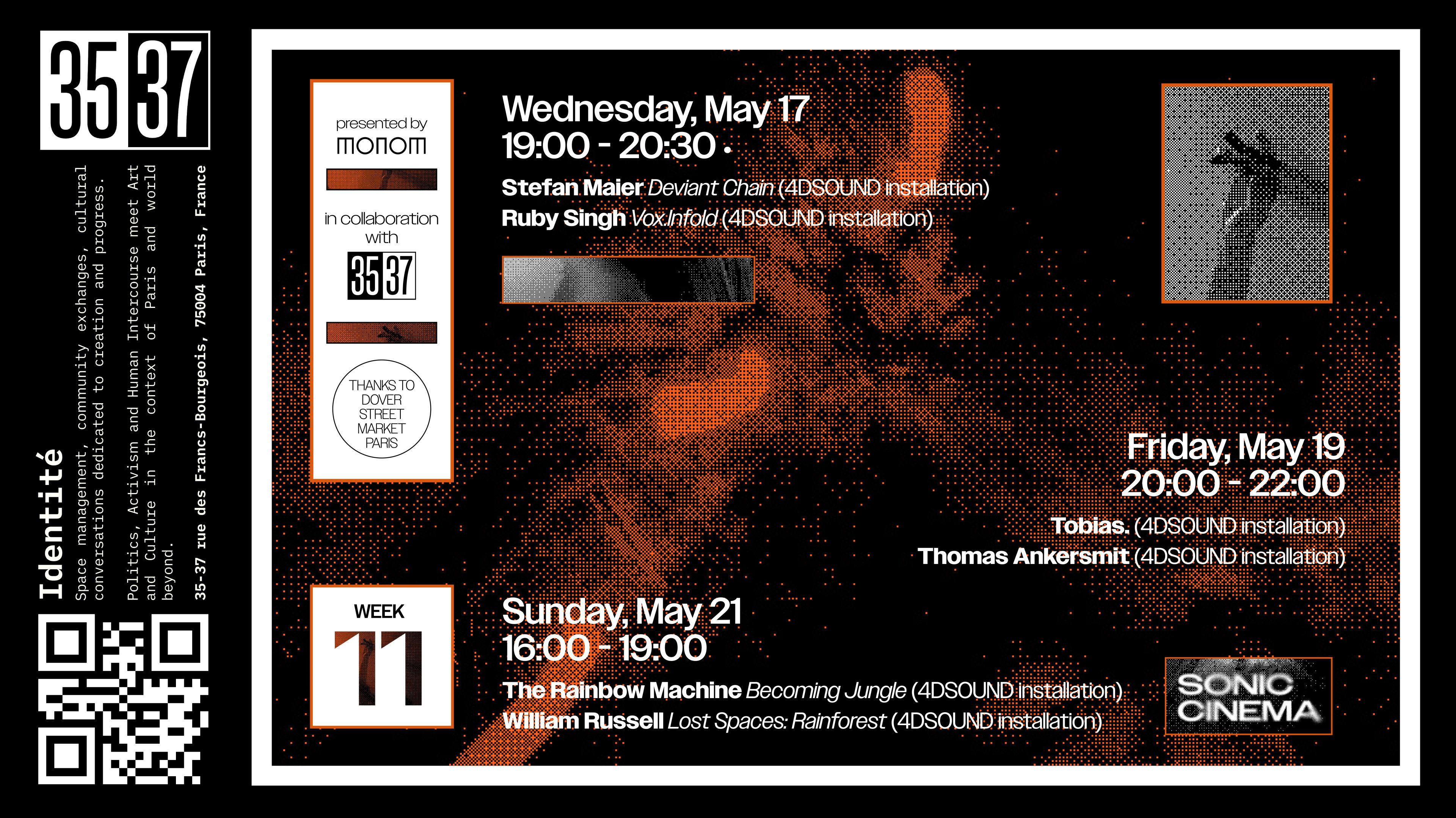 Sonic Cinema - Week #11 · Wednesday, May 17 Cover