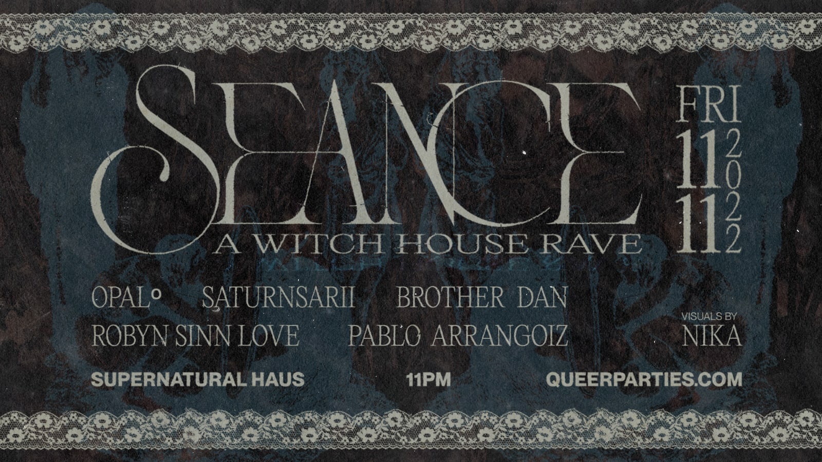 Seance: A Witch House Rave 11/11 Cover