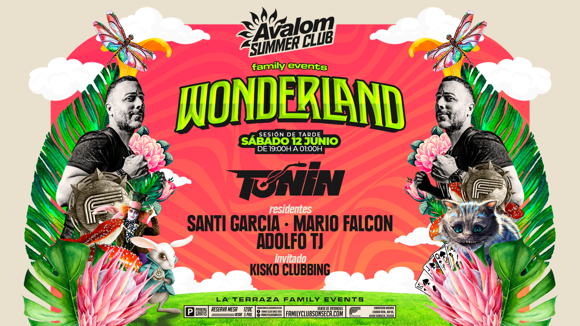 Avalom Summer Club Con Dj Toñin - Family Events Cover