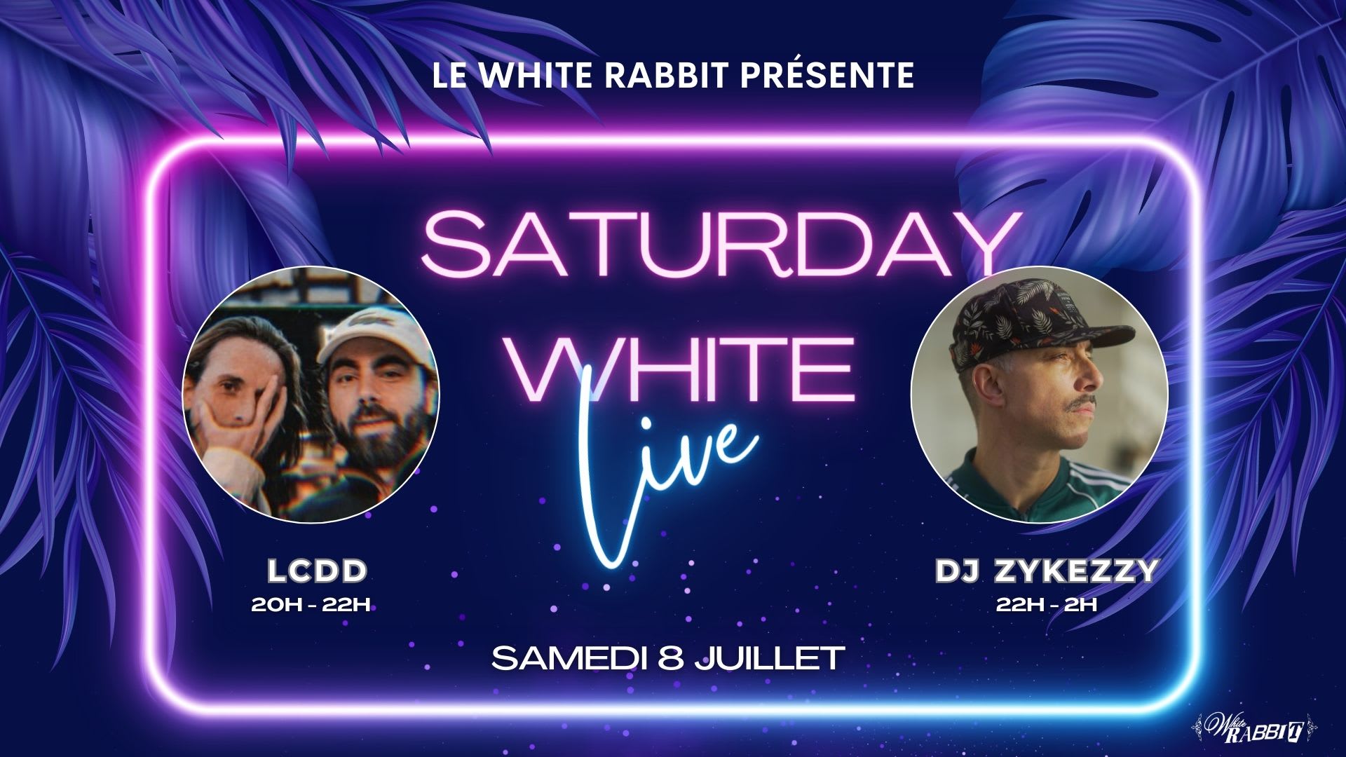 Saturday White Live Au White Rabbit Du 8 Juillet Cover