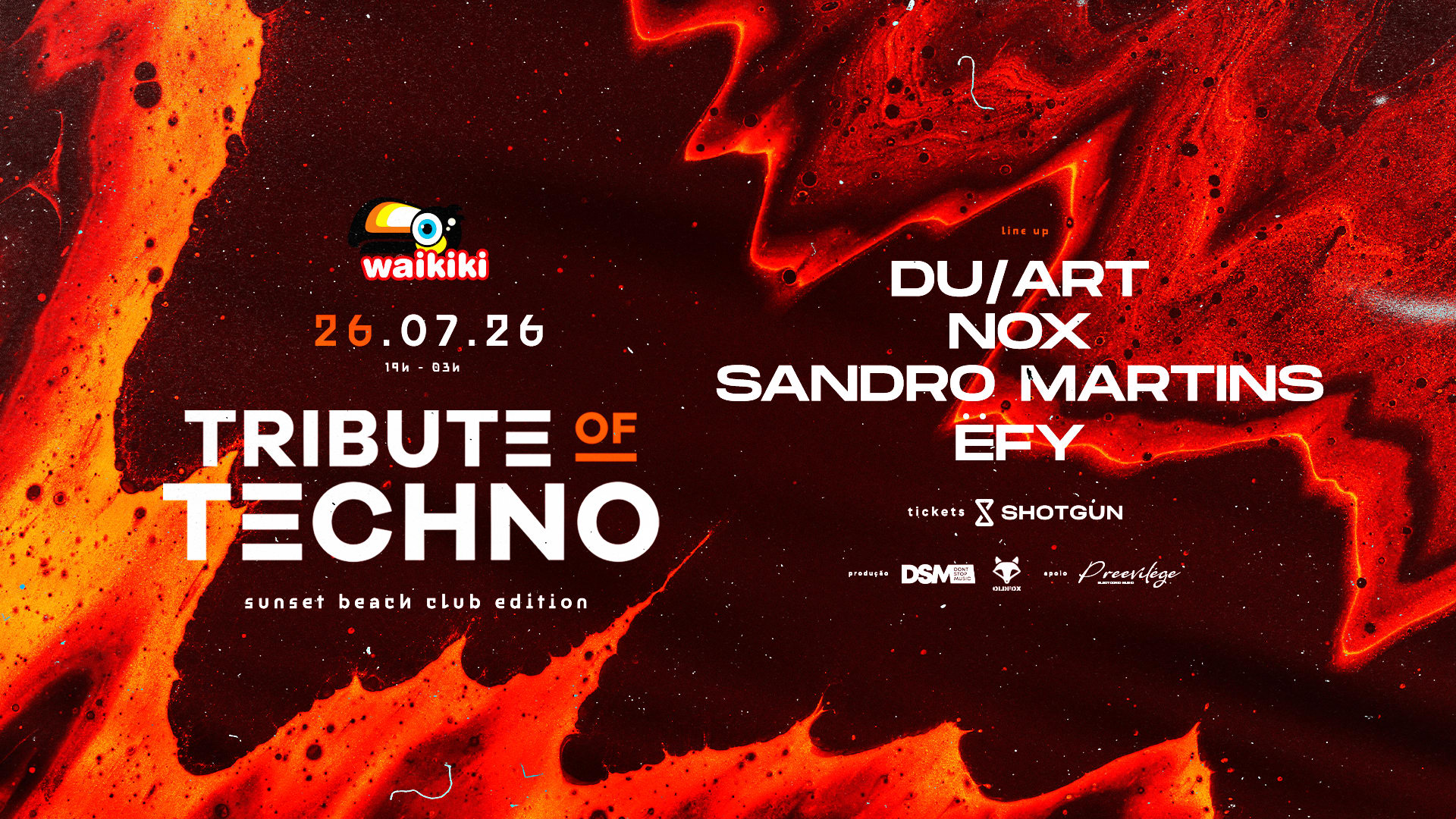 Tribute Of Techno - 26/07 Waikiki - Sunset Beach Cover