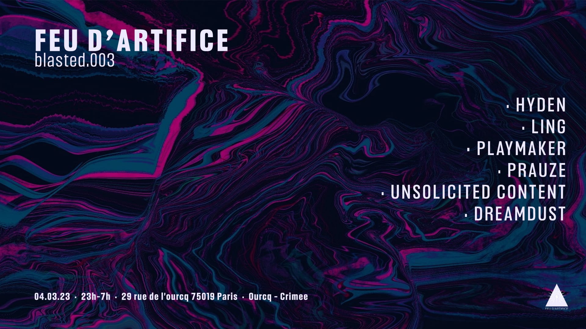 Feu D'artifice ••• Blasted.003 Cover