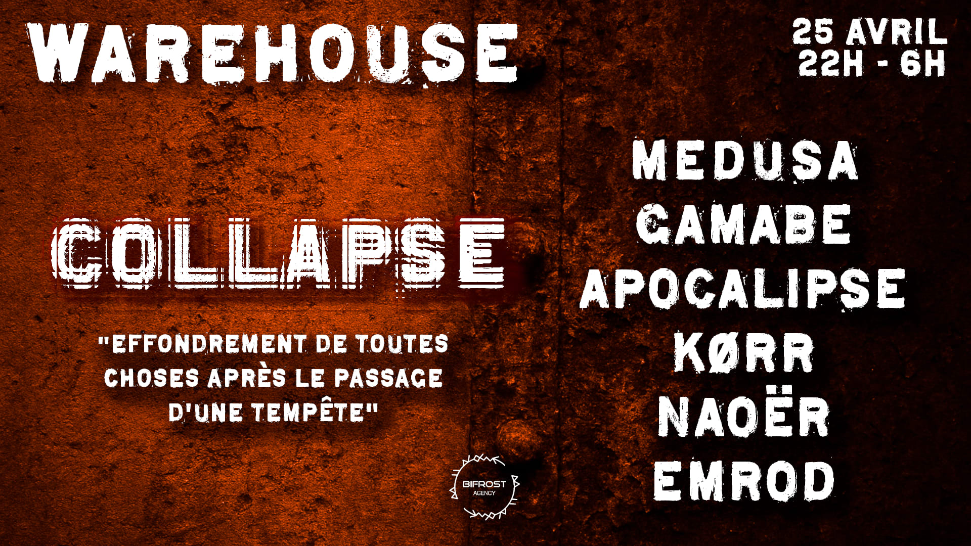 Warehouse - Collapse Cover