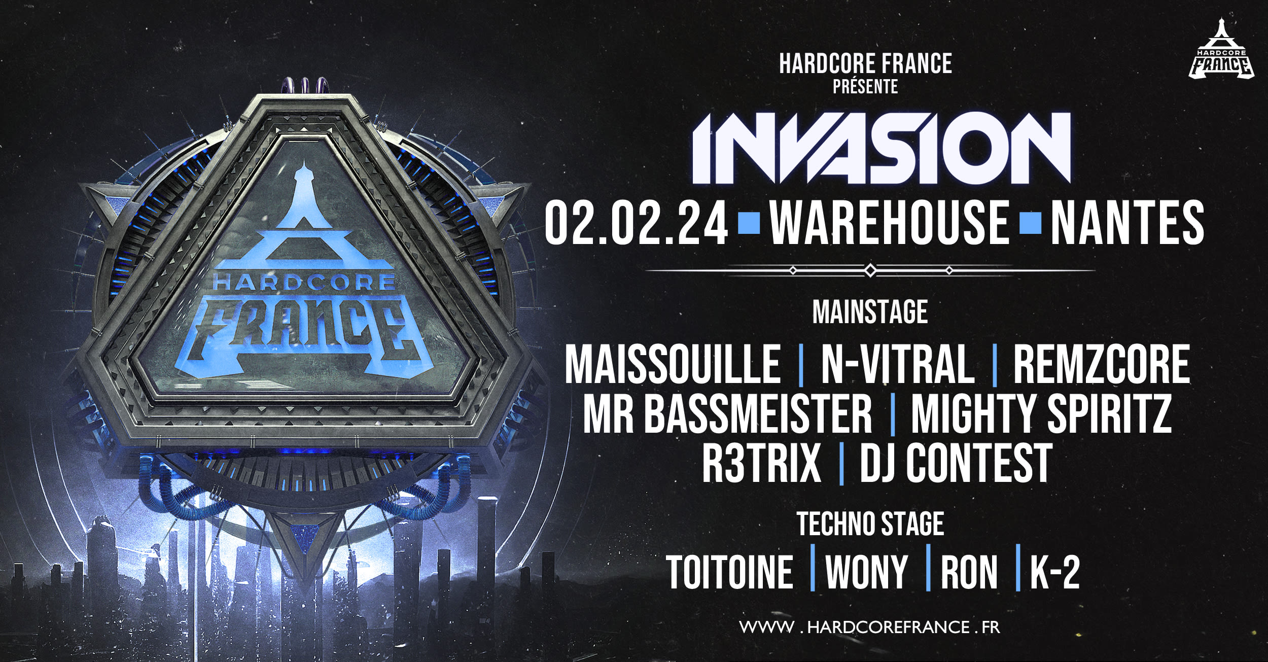 Hardcore France - N-Vitral & More - Warehouse Nantes Cover