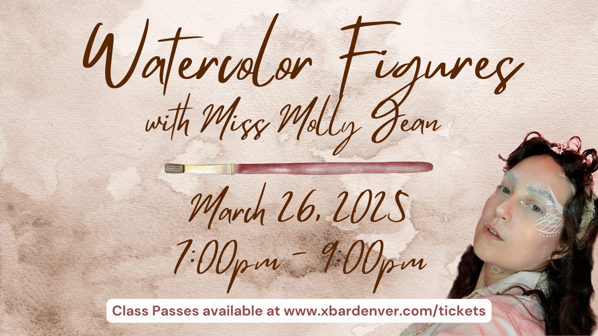 Watercolor Figures With Miss Molly Jean Cover