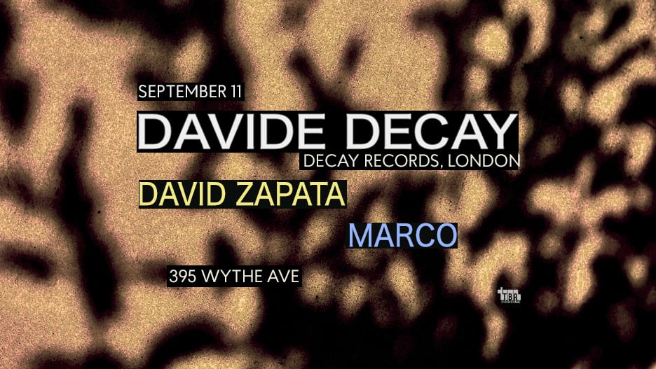 Davide Decay [London] Cover