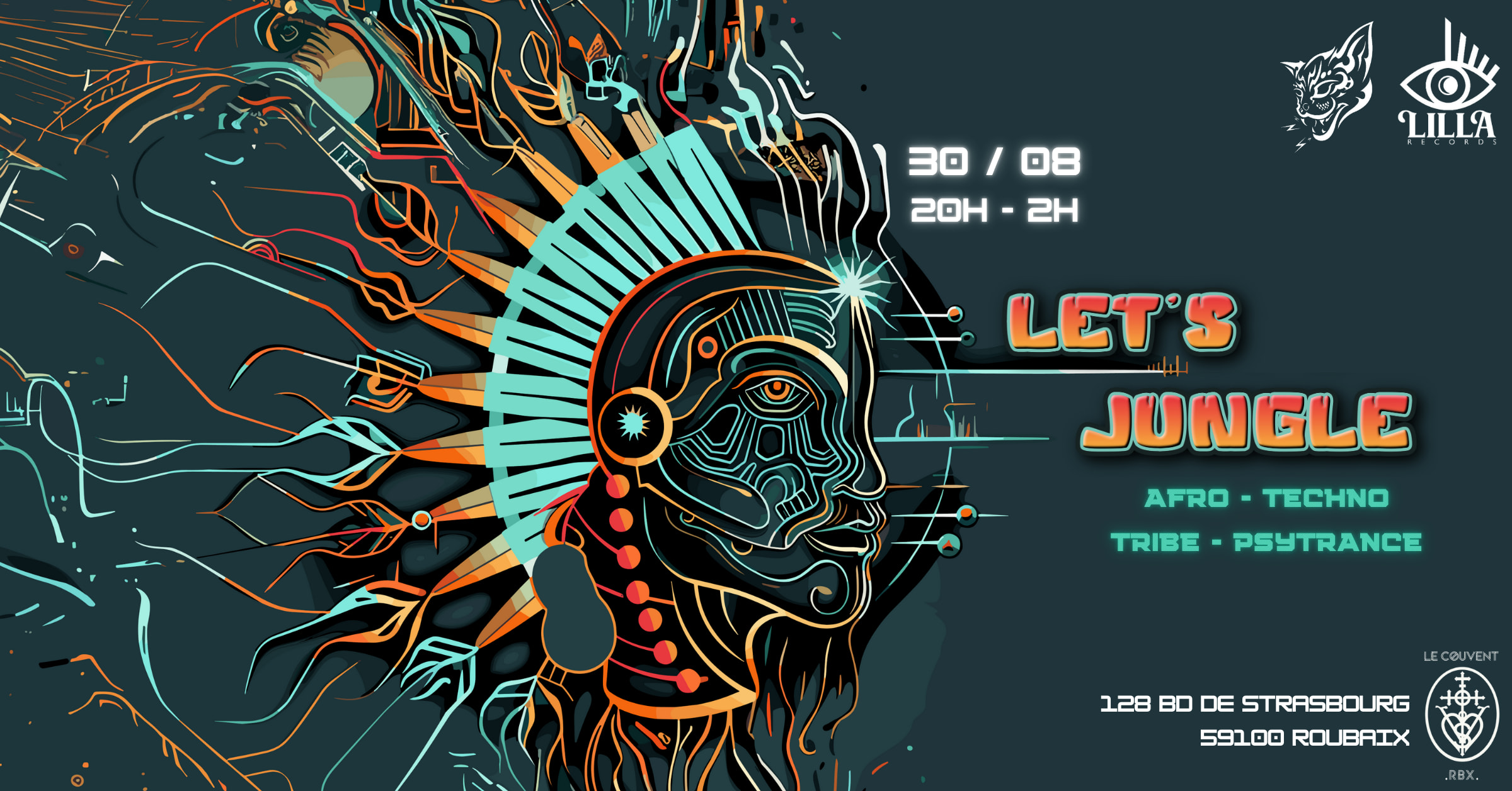 Let’S Jungle @Le Couvent [Afro / Tribe / Psytrance] Cover