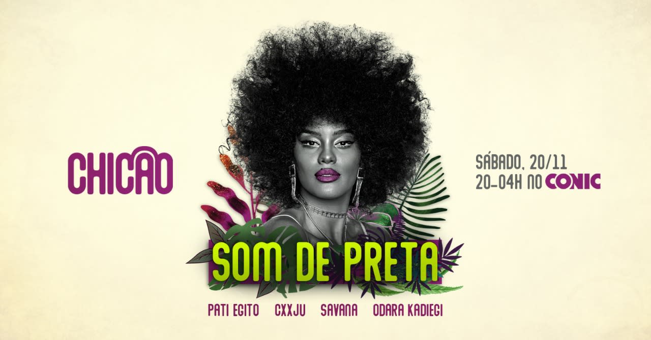  Chicão Apresenta Som De Preta - 20/11  Cover