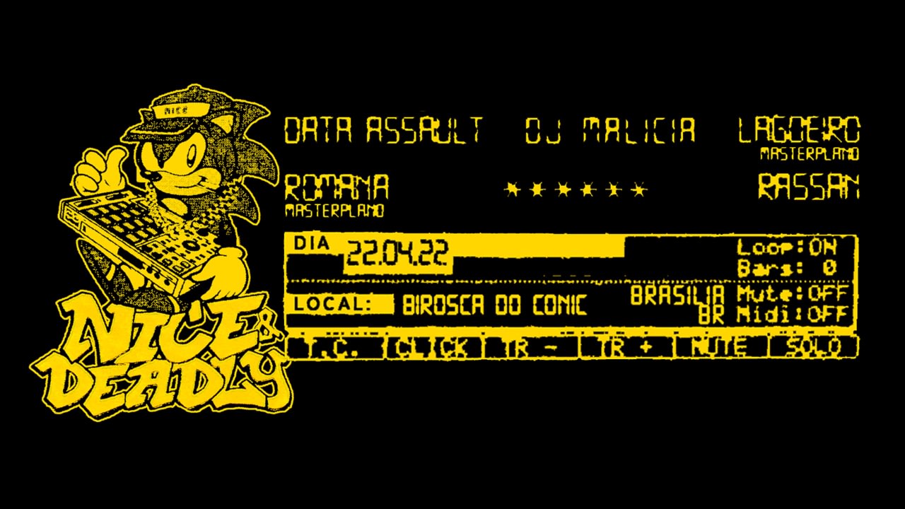 Nice And Deadly Convida Romana & Lagoeiro -  22/04 Cover