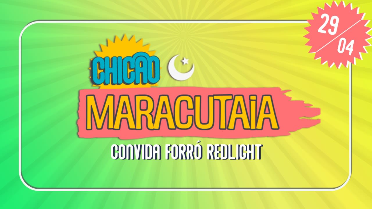 Maracutaia Convida Forró Red Light Cover