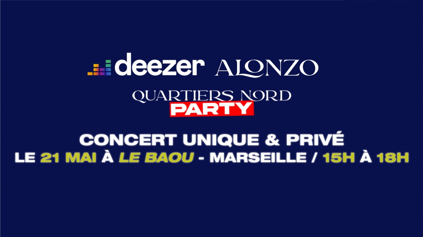 Alonzo X 21.05 X Quartiers Nord Party @ Marseille Le Baou Cover
