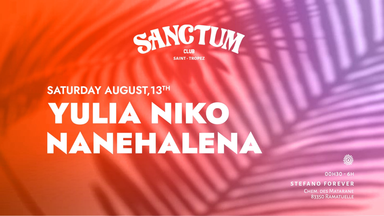 Sanctum Club W/ Yulia Niko & Nenahalena Cover
